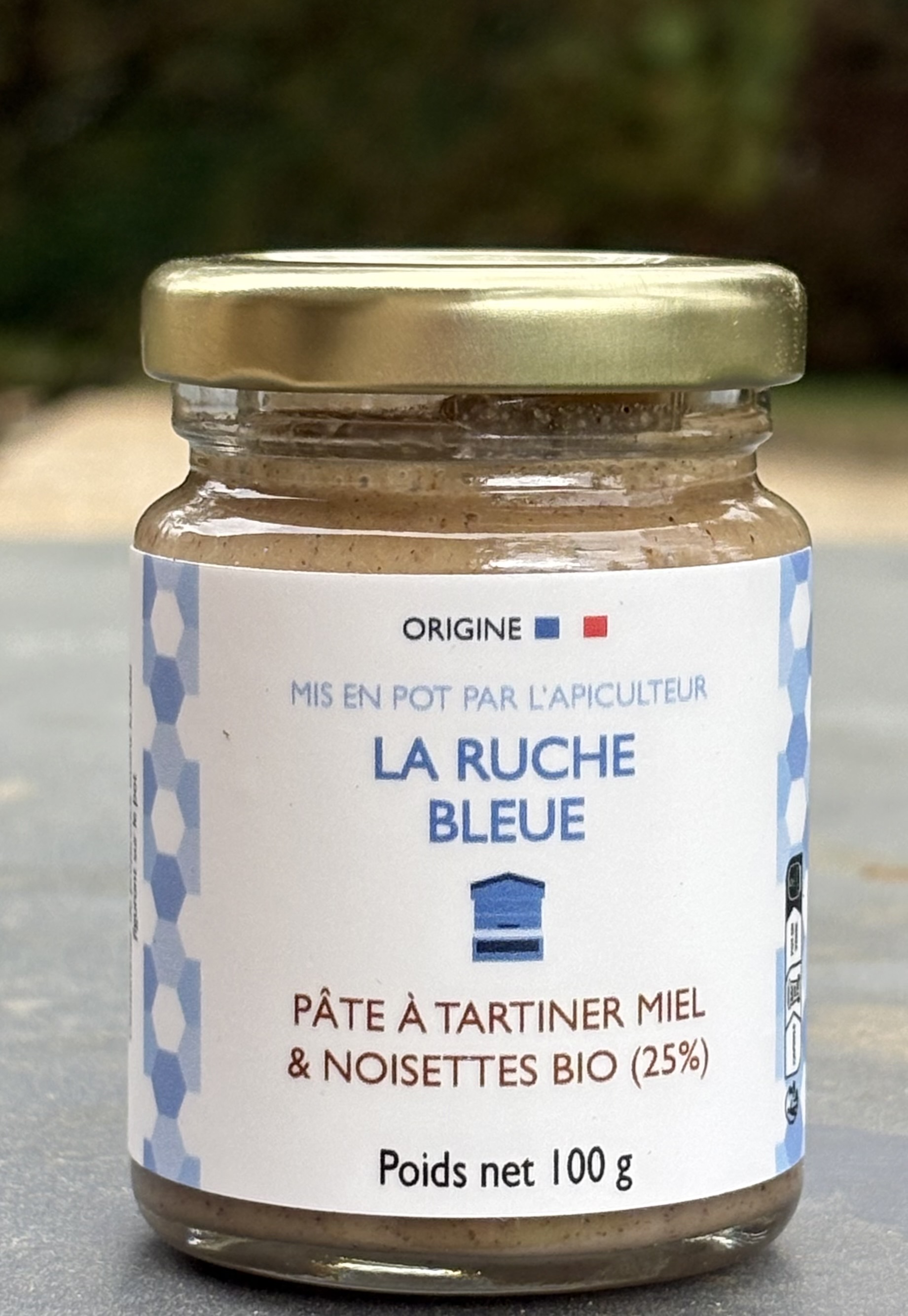 pate à tartiner Miel/Noisettes  bio 100g
