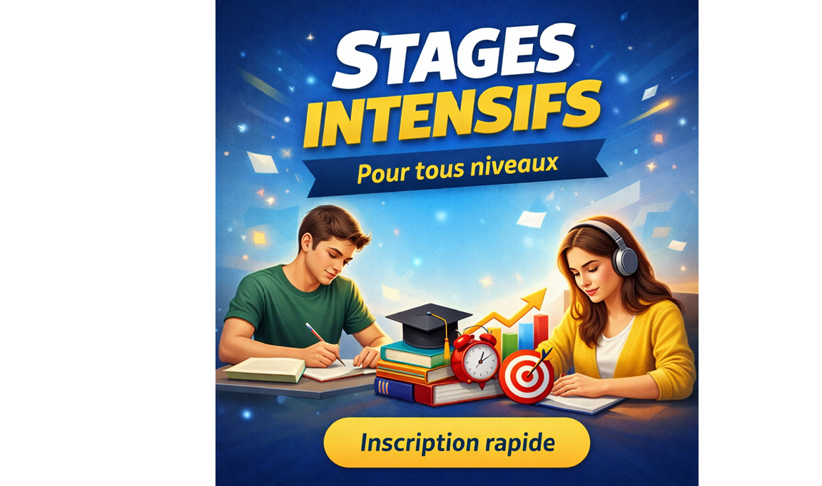 Stage intensif lycée – En ligne (10h)