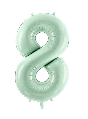 Ballon 8 alu vert 72 cm