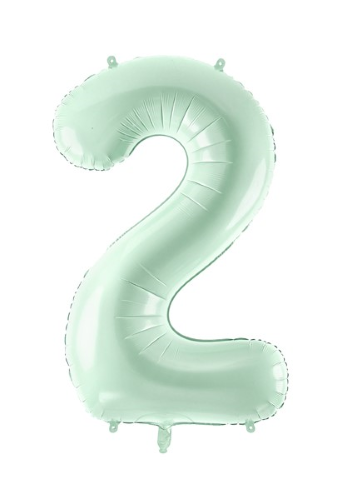 Ballon 2 alu vert 72 cm