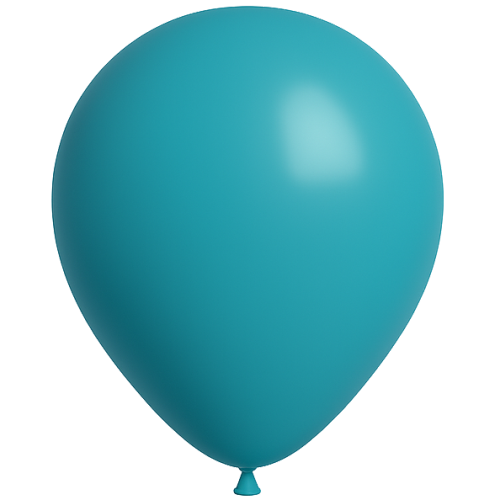 25 ballons Turquoise