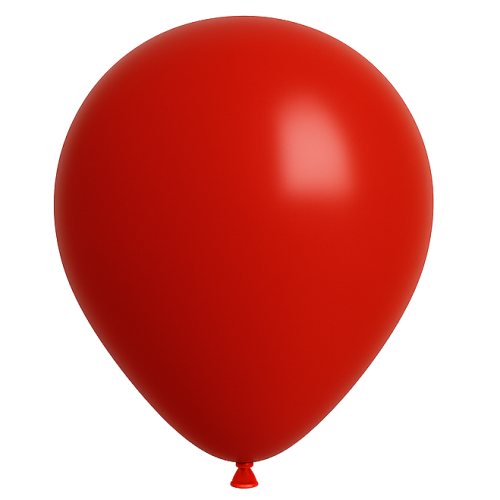 25 ballons Rouge