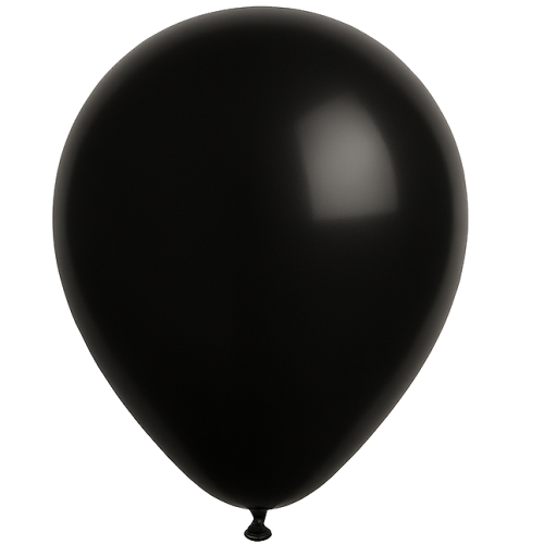 25 ballons noir