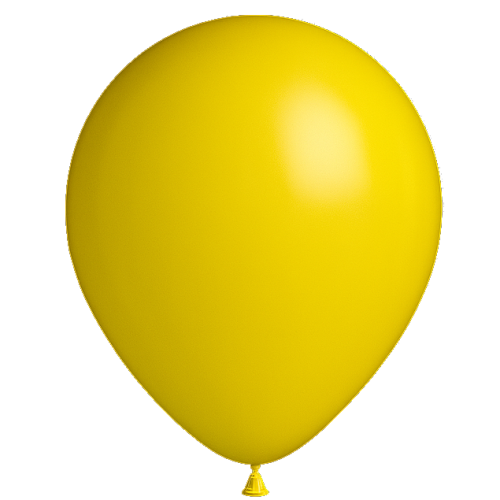 25 ballons Jaune