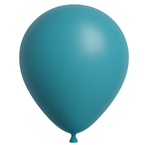 25 ballons Bleu Ocean