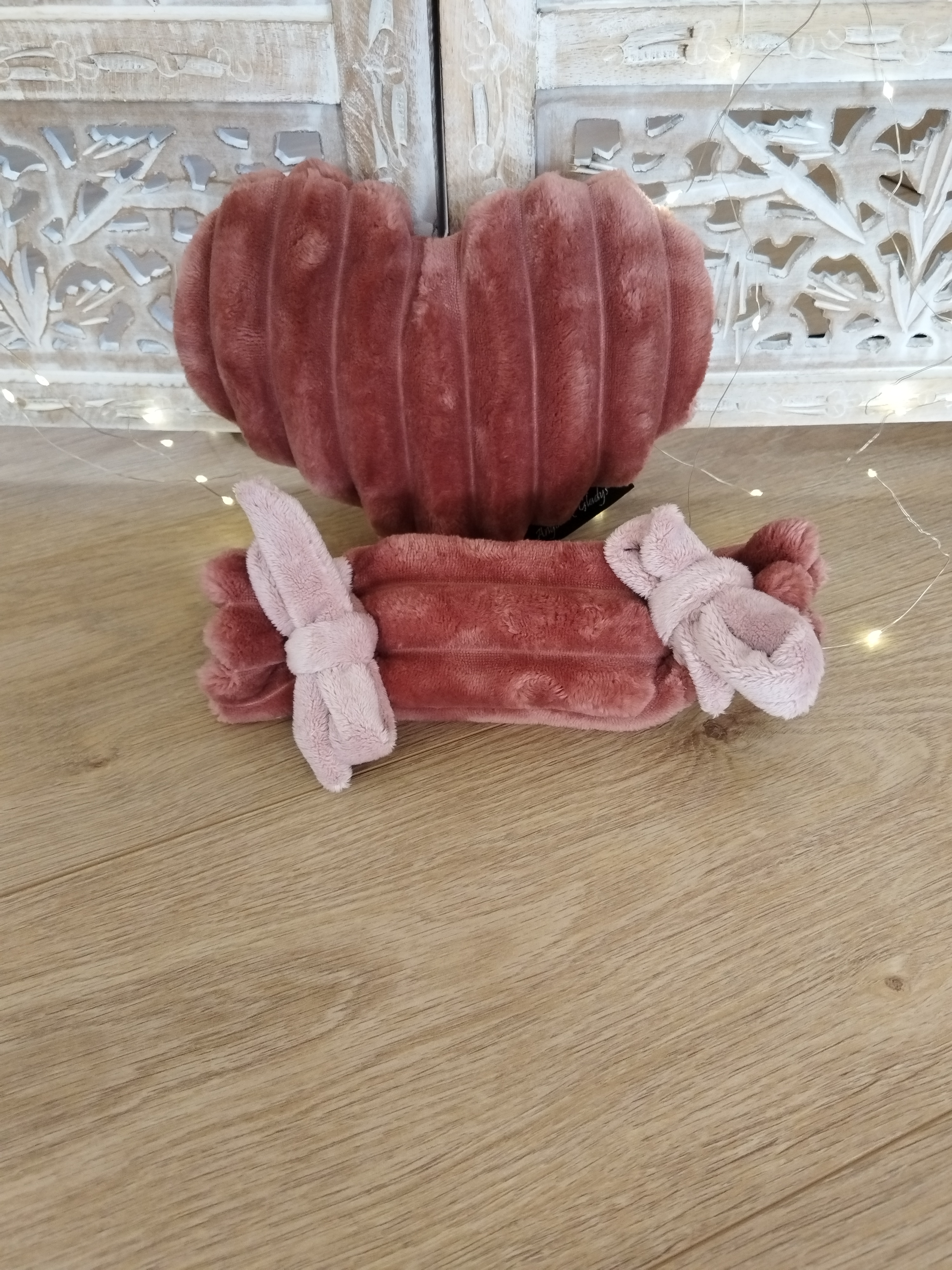 Duo coussin Cœur & Sweeties Magie