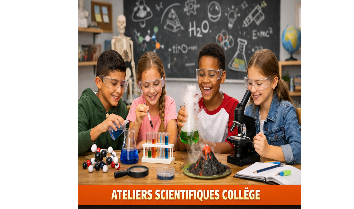 Ateliers scientifiques – Collège – Versailles (1h30)