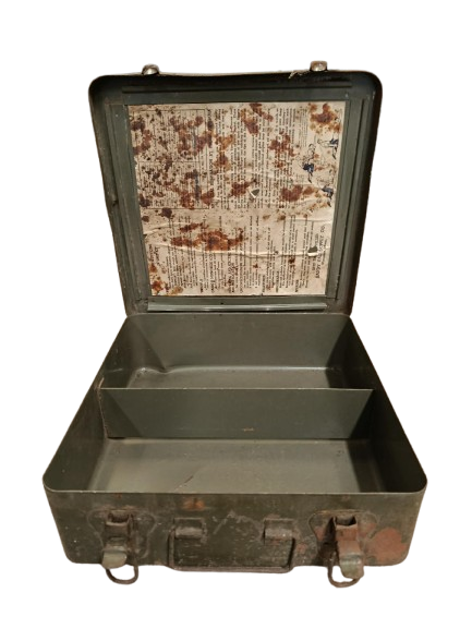 Boite First Aid large pour véhicule us ww2 