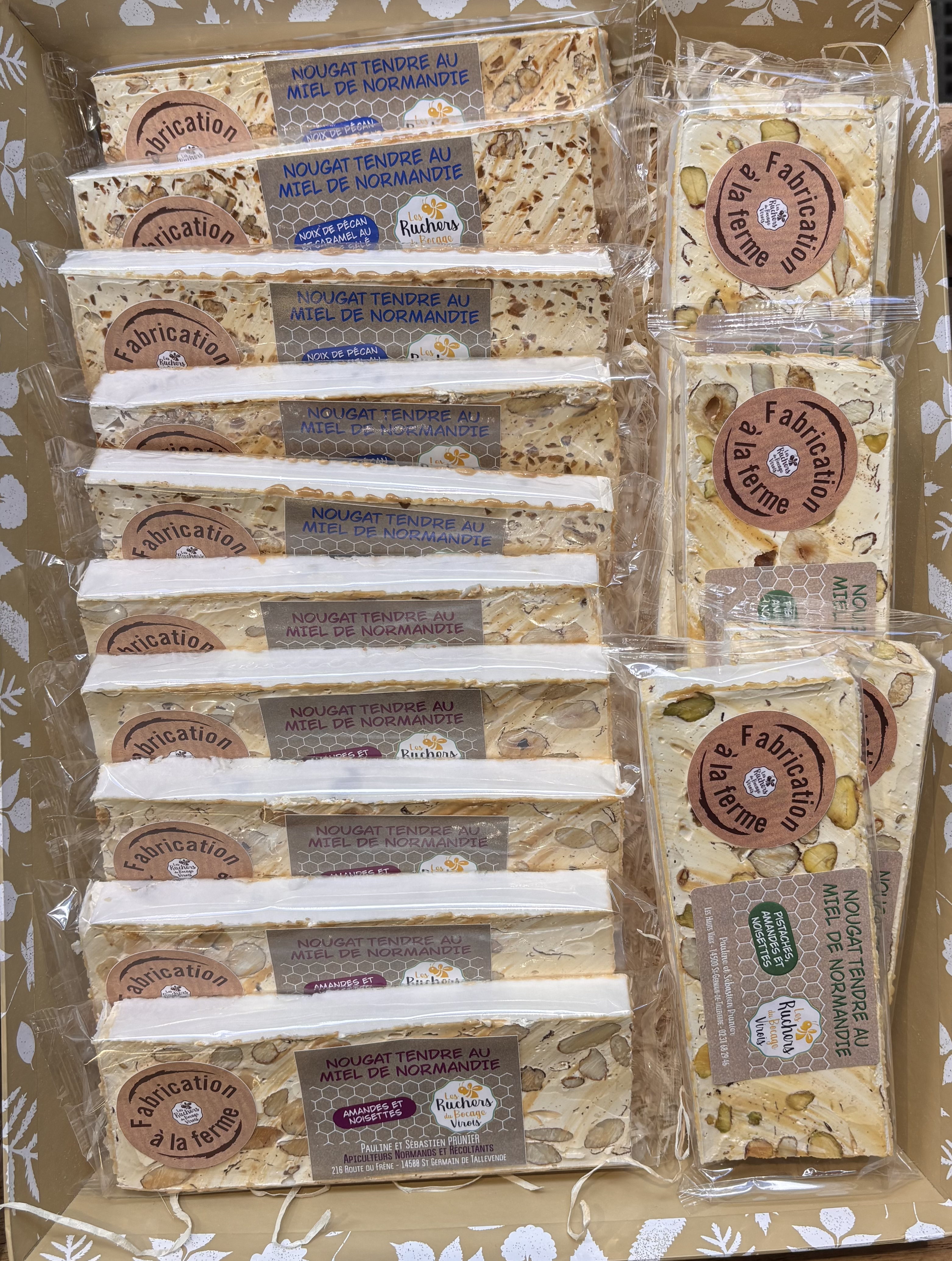 Nougat tendre au miel de Normandie