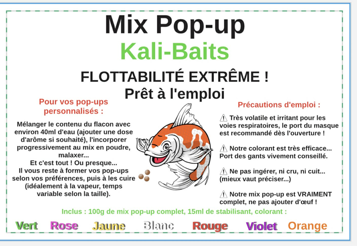 Mix Pop-Up ULTRA FLOTTANT et COMPLET !