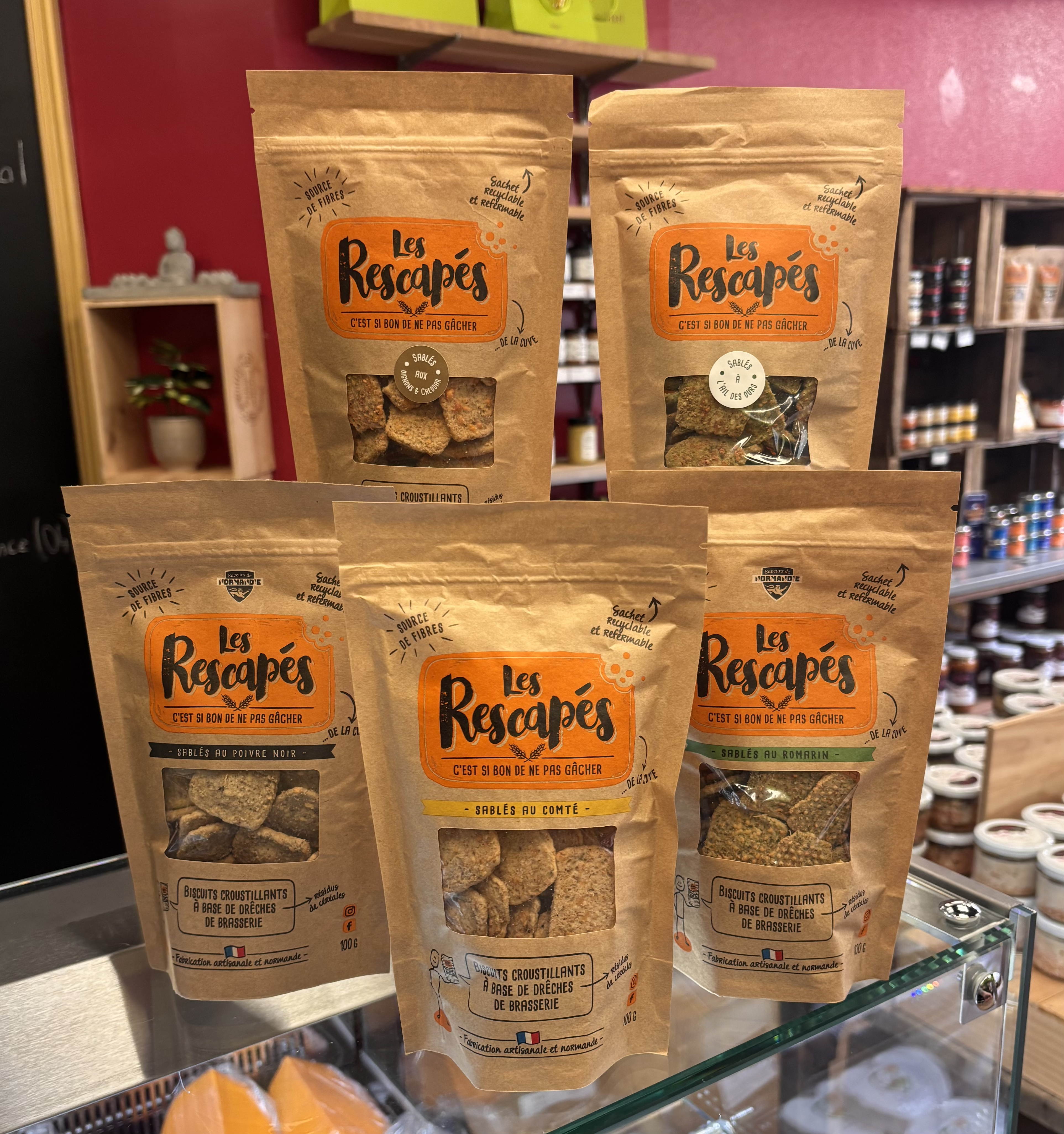 Biscuits Apéritifs "Les Rescapés"