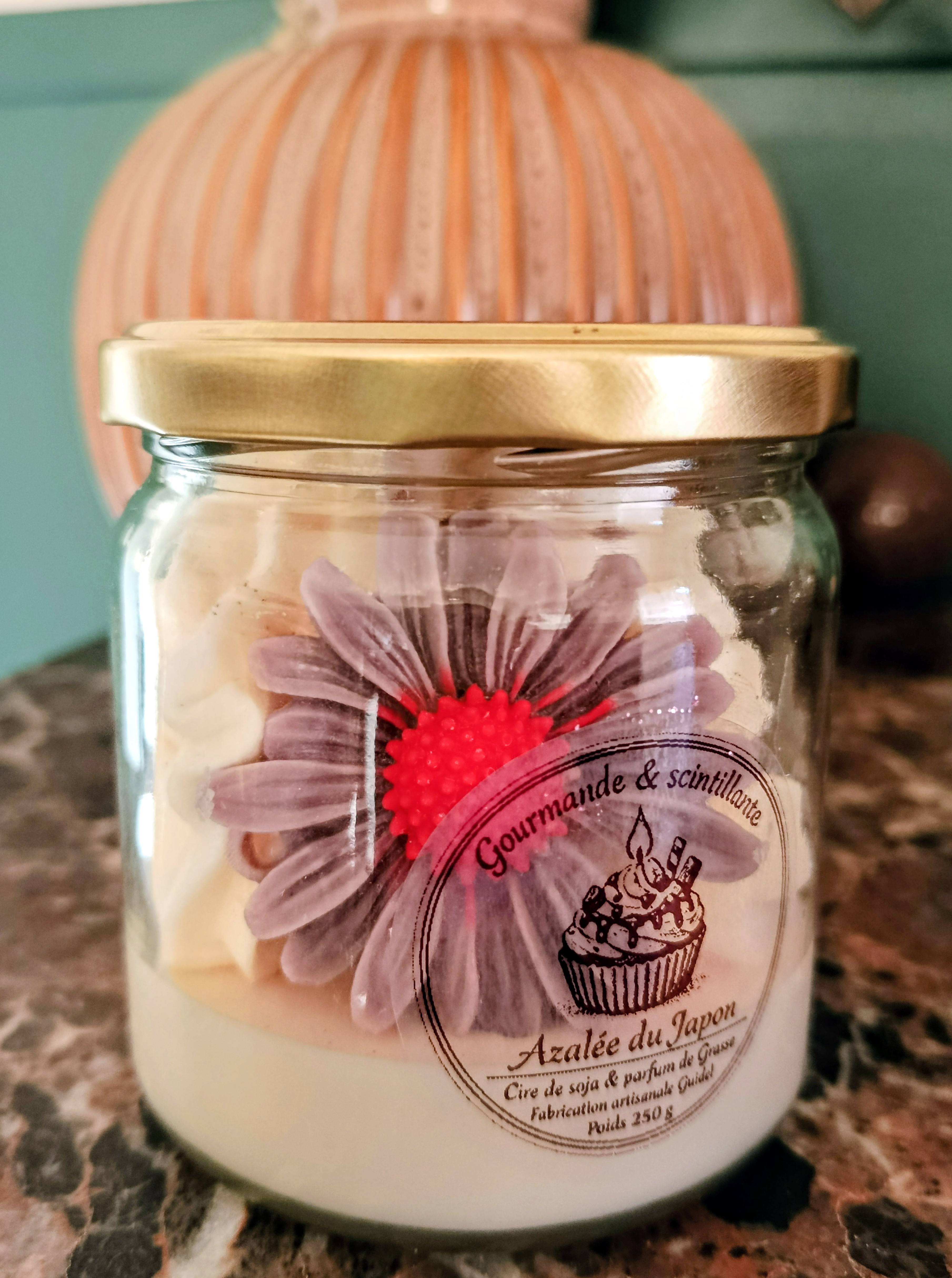 bougie fleur azalée du japon 