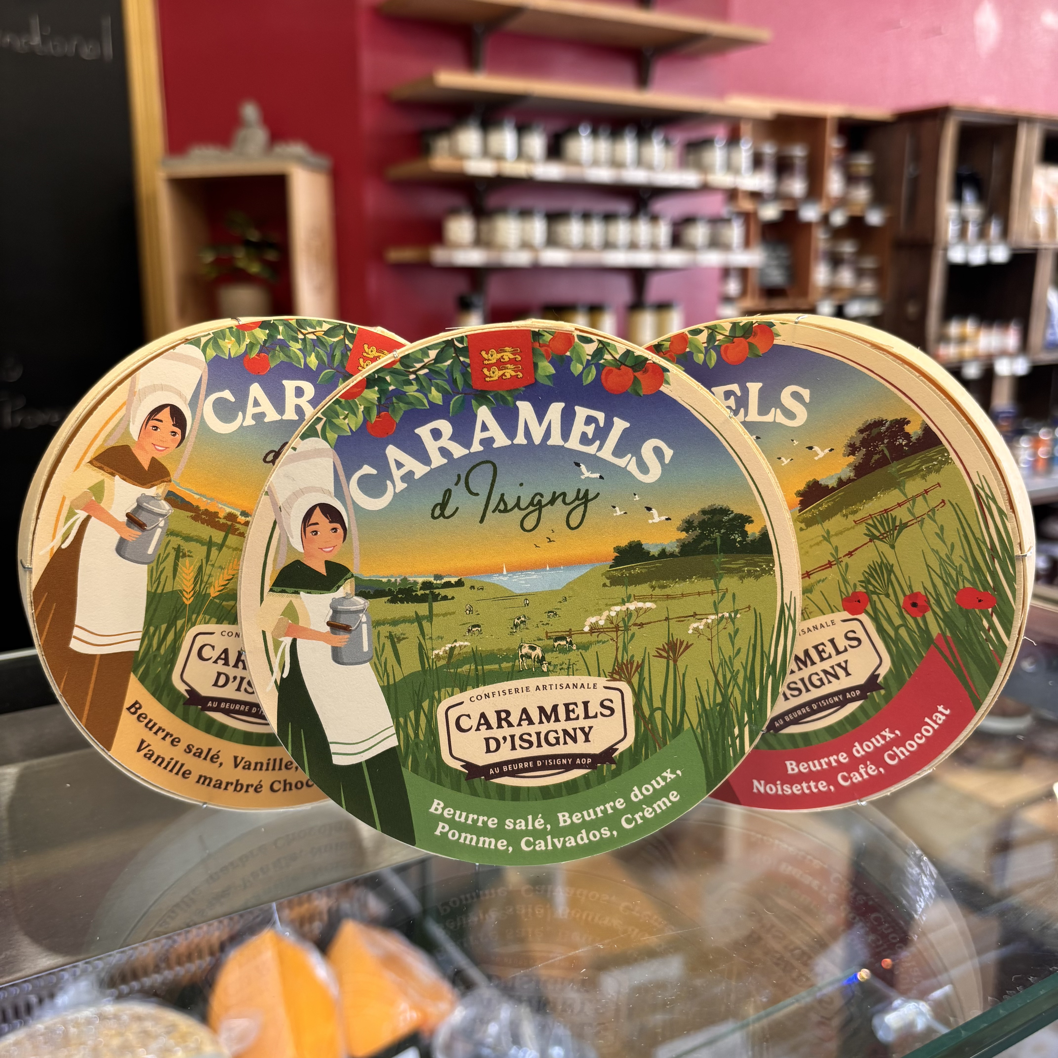 Caramels d'Isigny Assortiment Boîte à Camembert