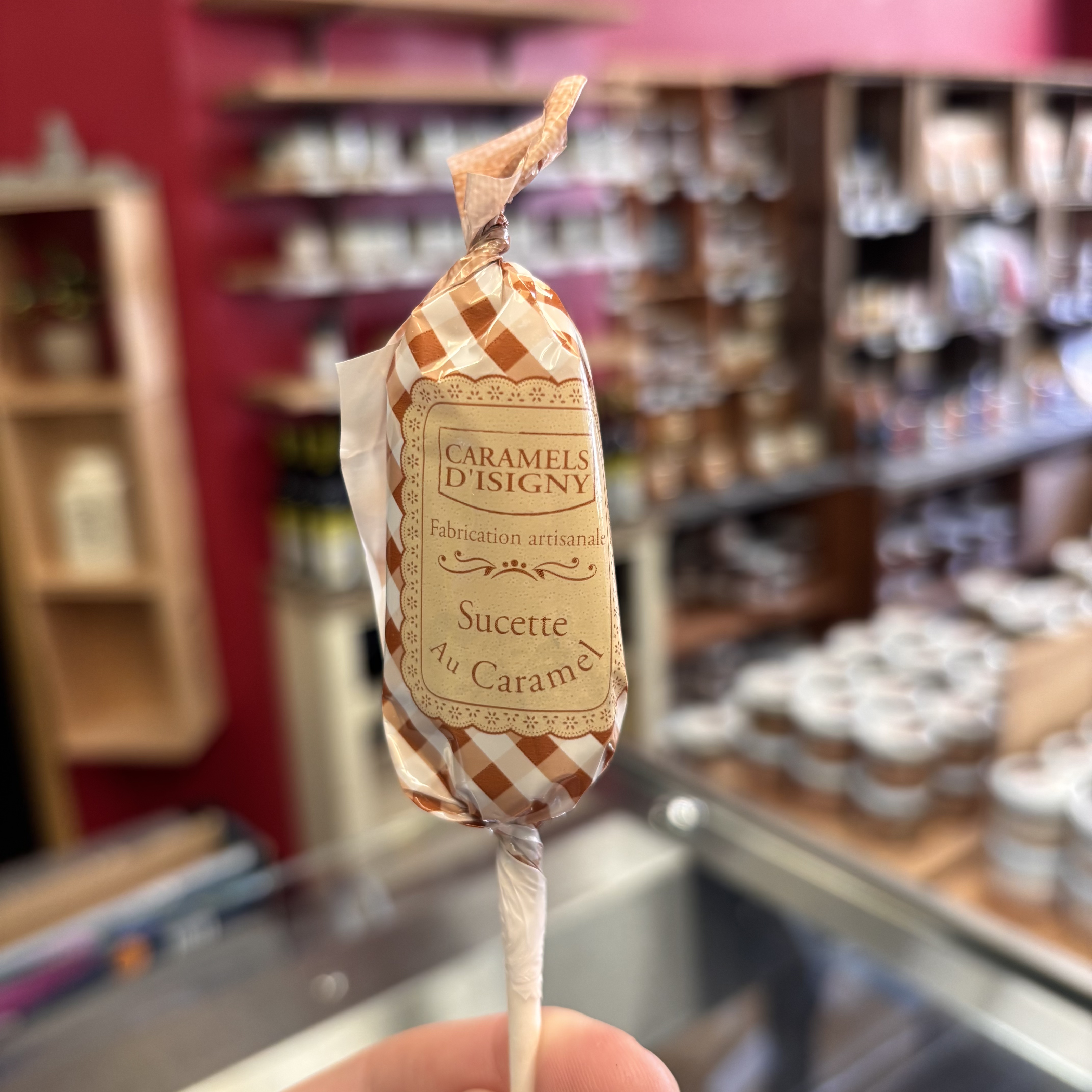 Sucette au Caramel d'Isigny Lot de 5 pièce