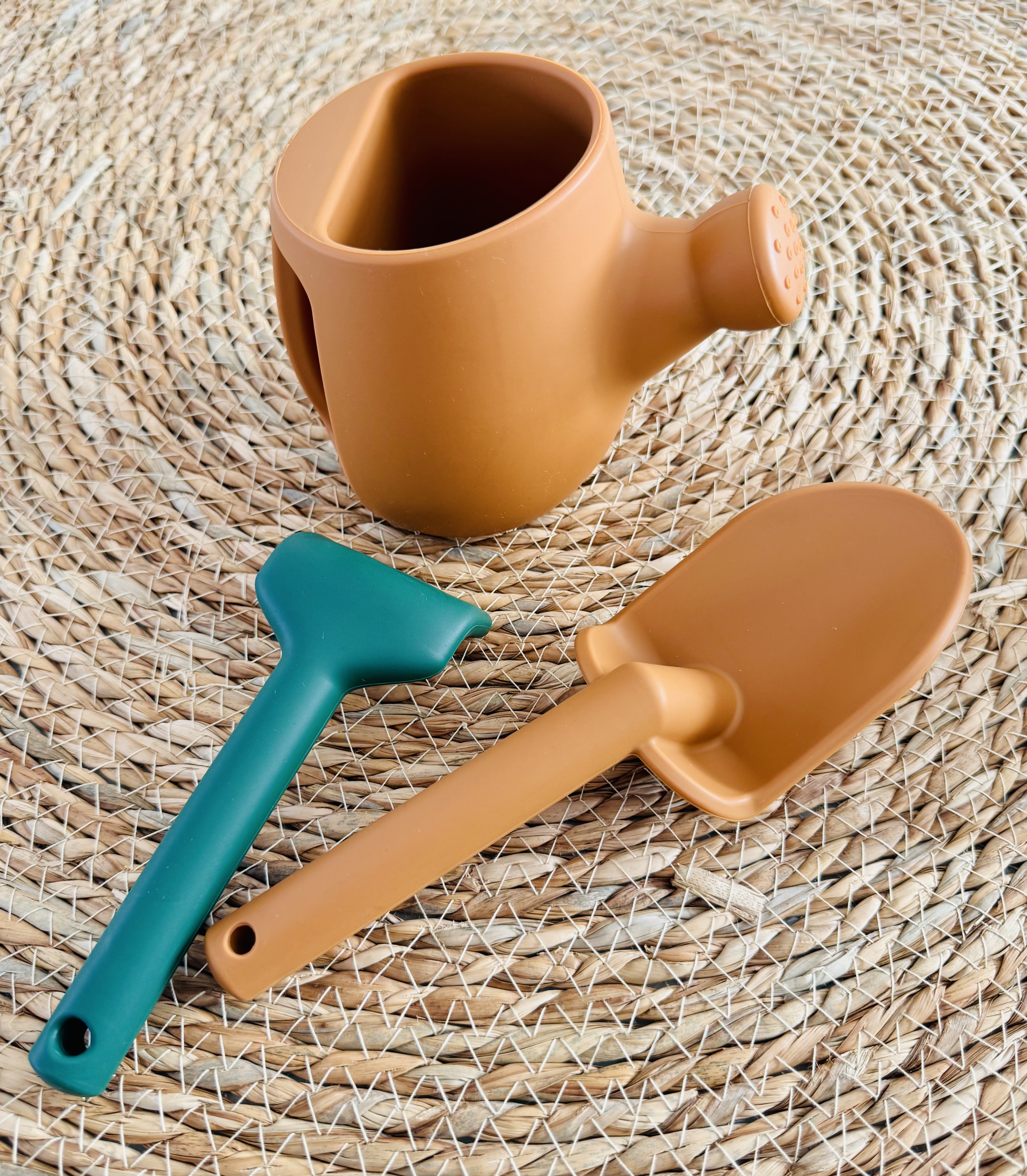 Set de jardinage en silicone - Orange 