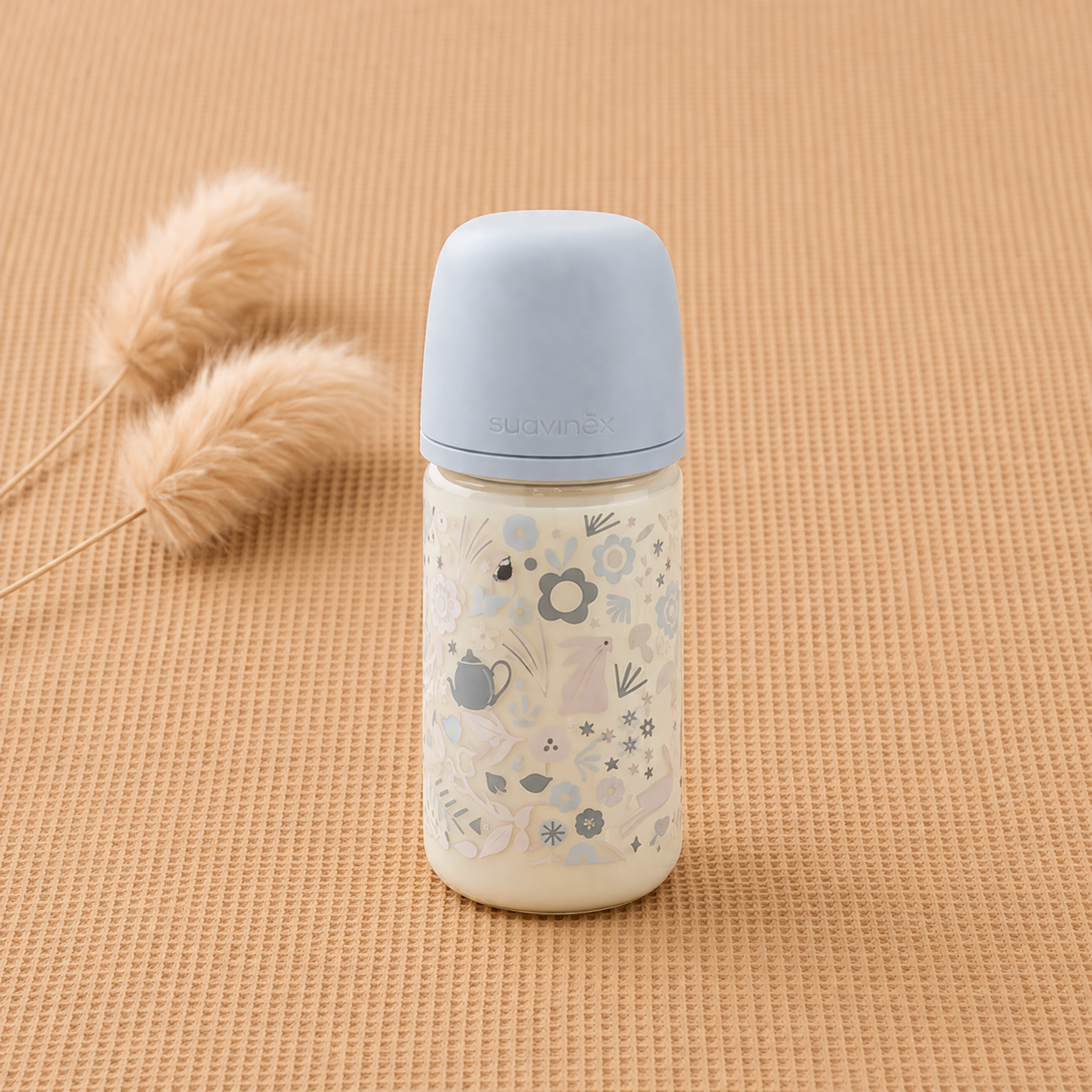 Biberon Suavinex en verre 240ml tétine SX Pro S - Wonderland