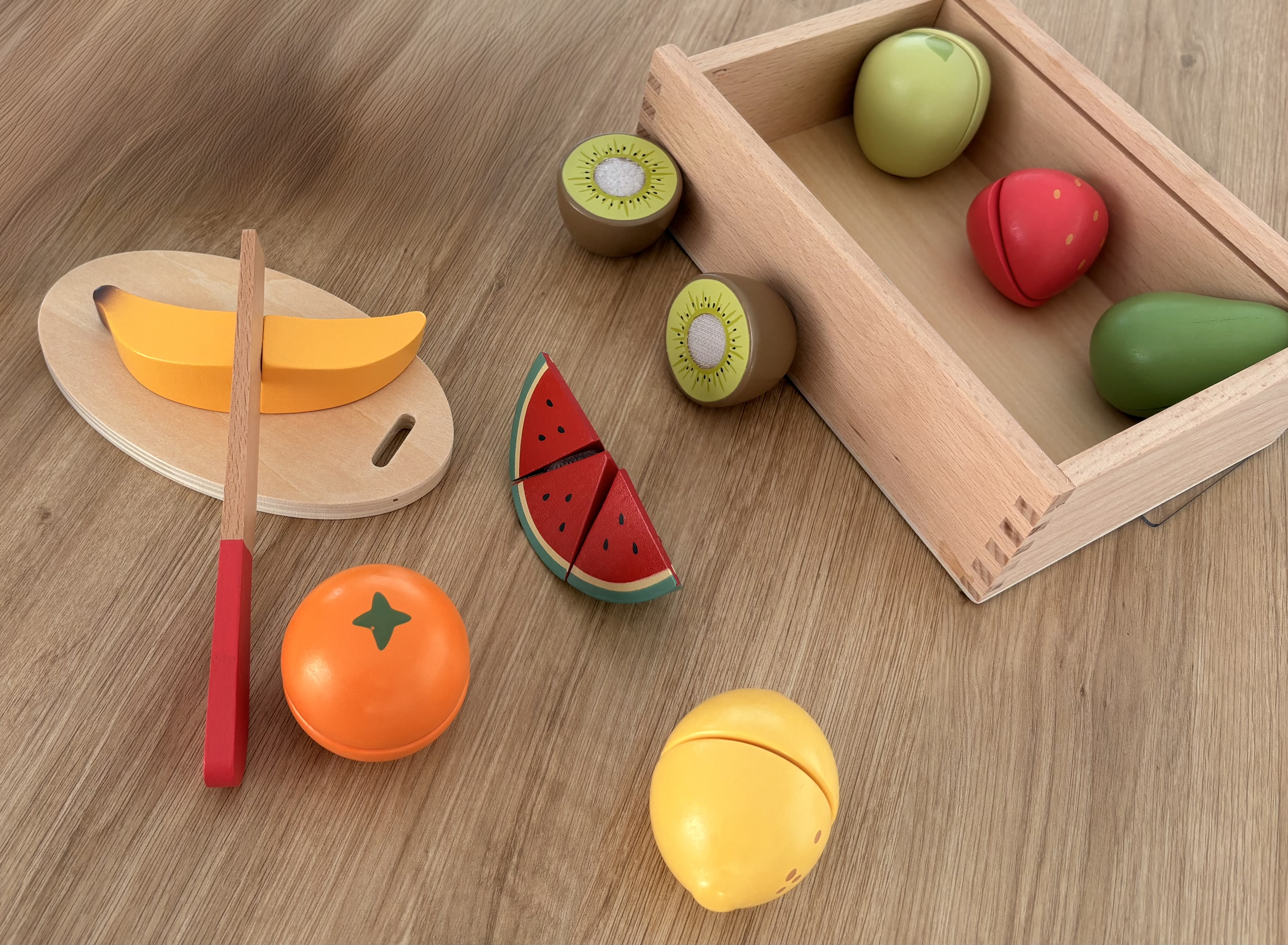 Set de découpe en bois - Fruits