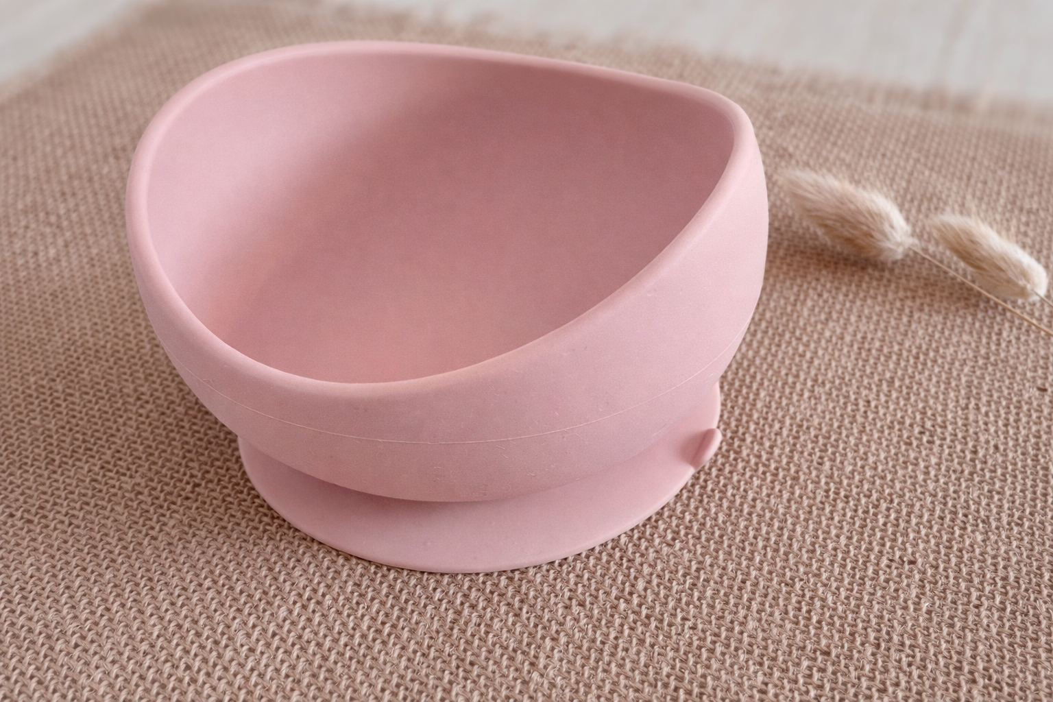 Bol en silicone antidérapant - Mauve