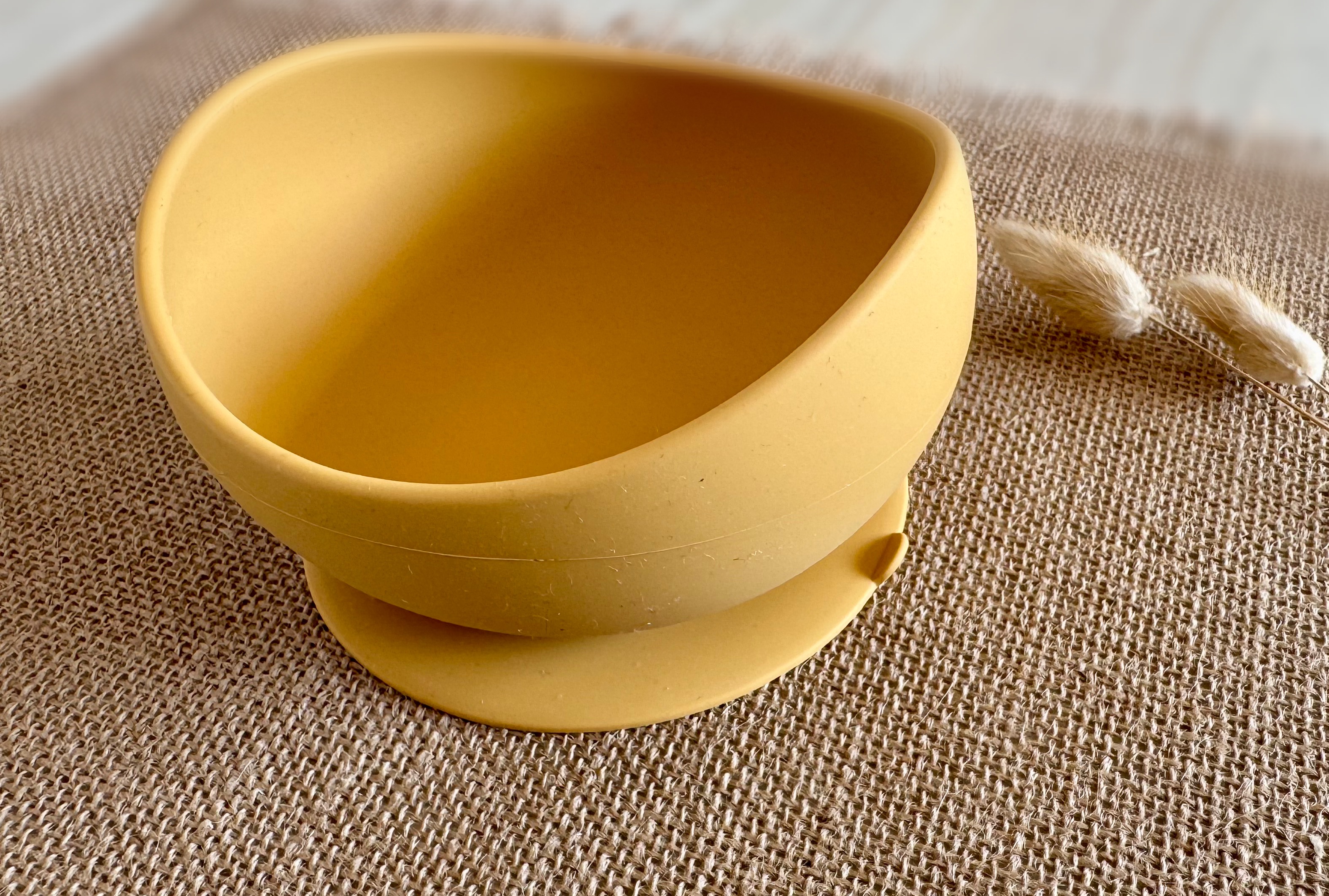 Bol en silicone antidérapant - Moutarde