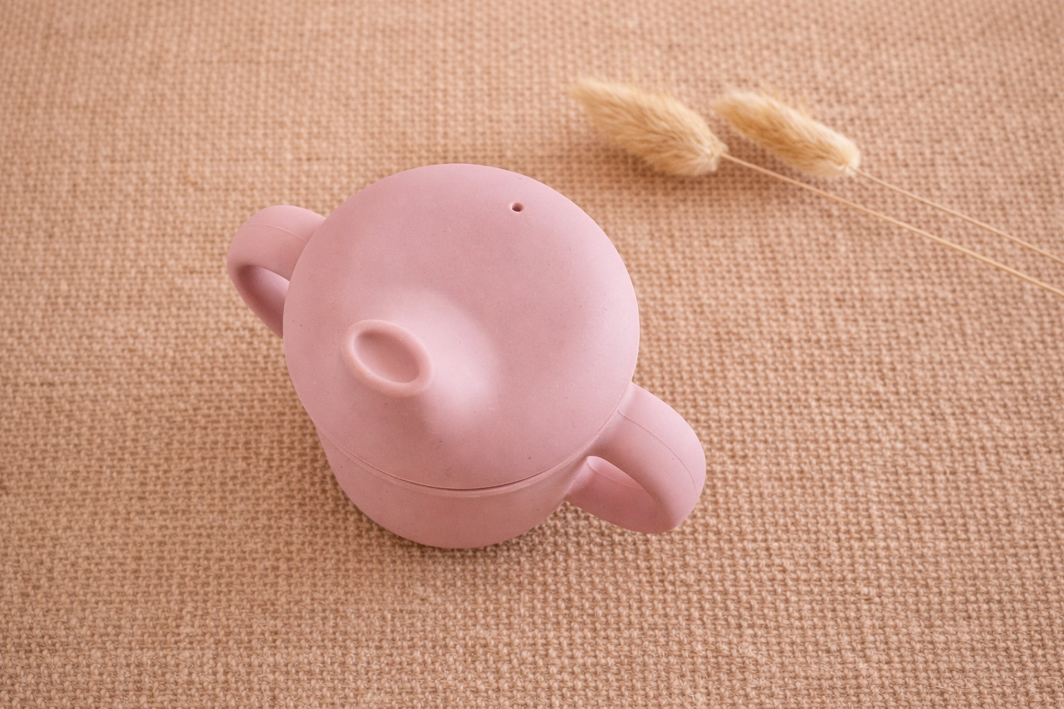 Tasse à bec en silicone - Mauve