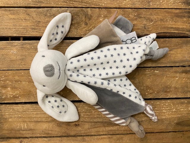 Doudou lapin carré - OBAIBI