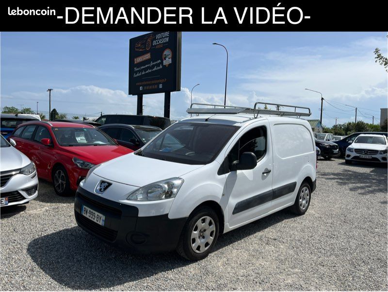 Peugeot partner 1.6hdi 75ch 3 places / Attelage / Galerie de toit /Pack CD Clim