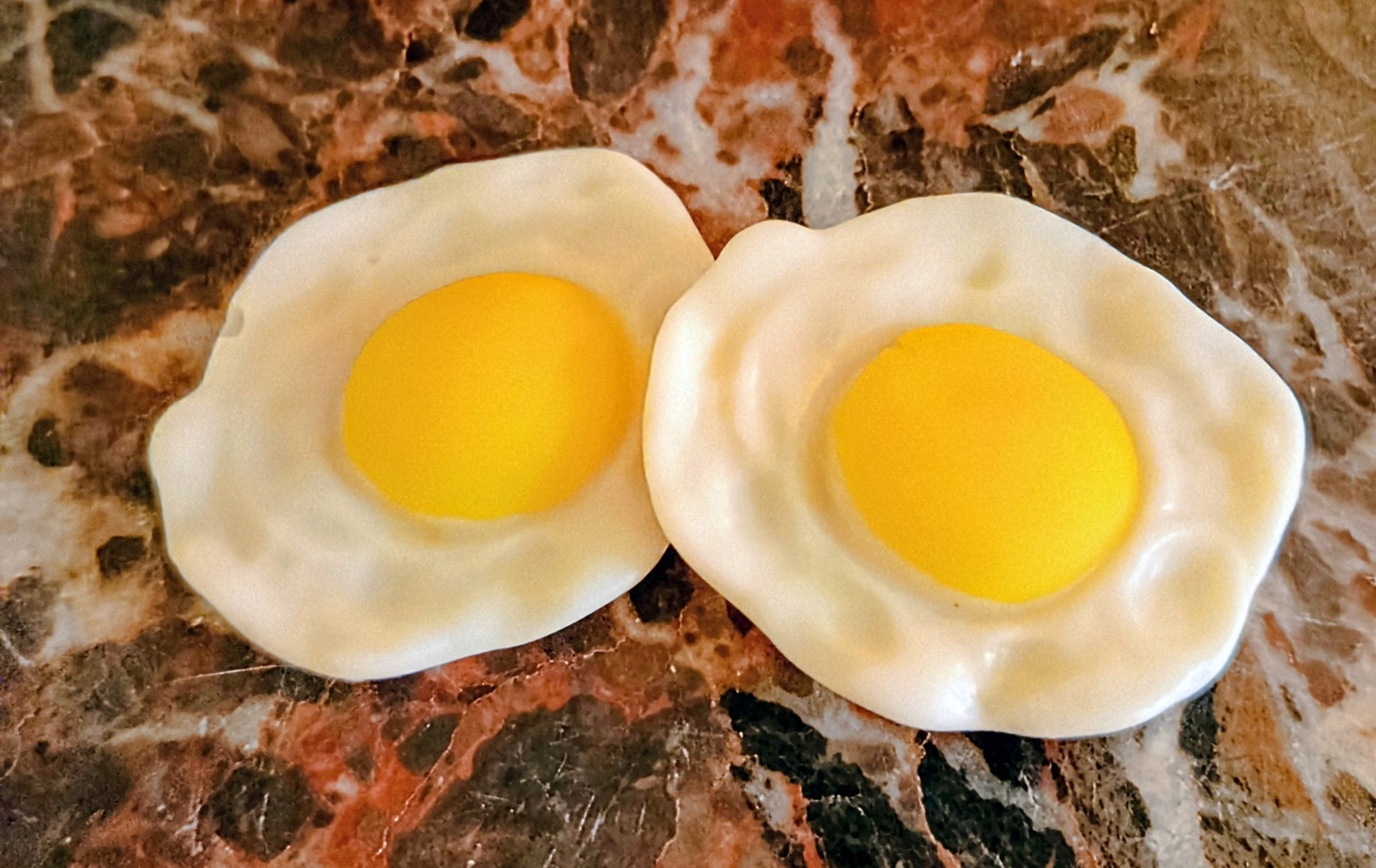 fondant parfumé ( deux œufs au plat )