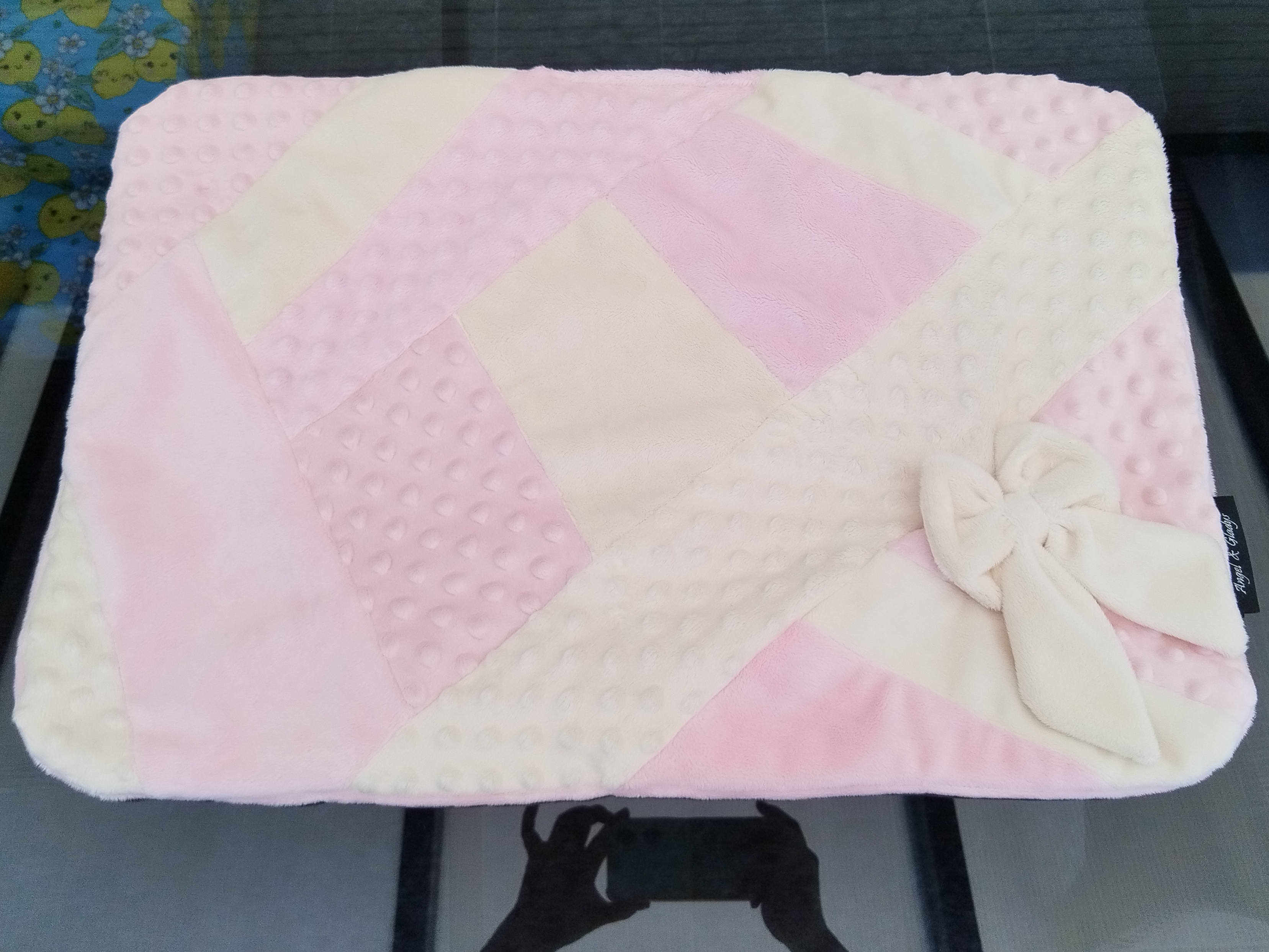 Couverture Patchwork Fraise Vanille T1   