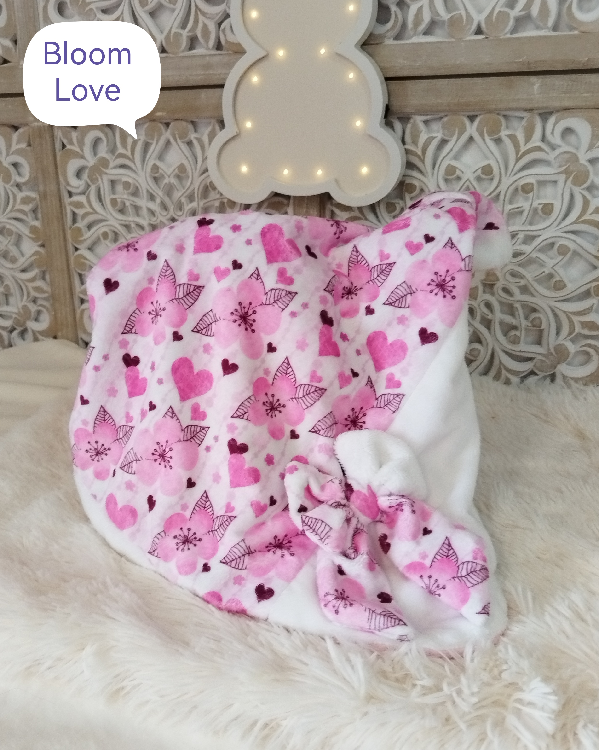 Couverture Patchwork Bloom Love T2