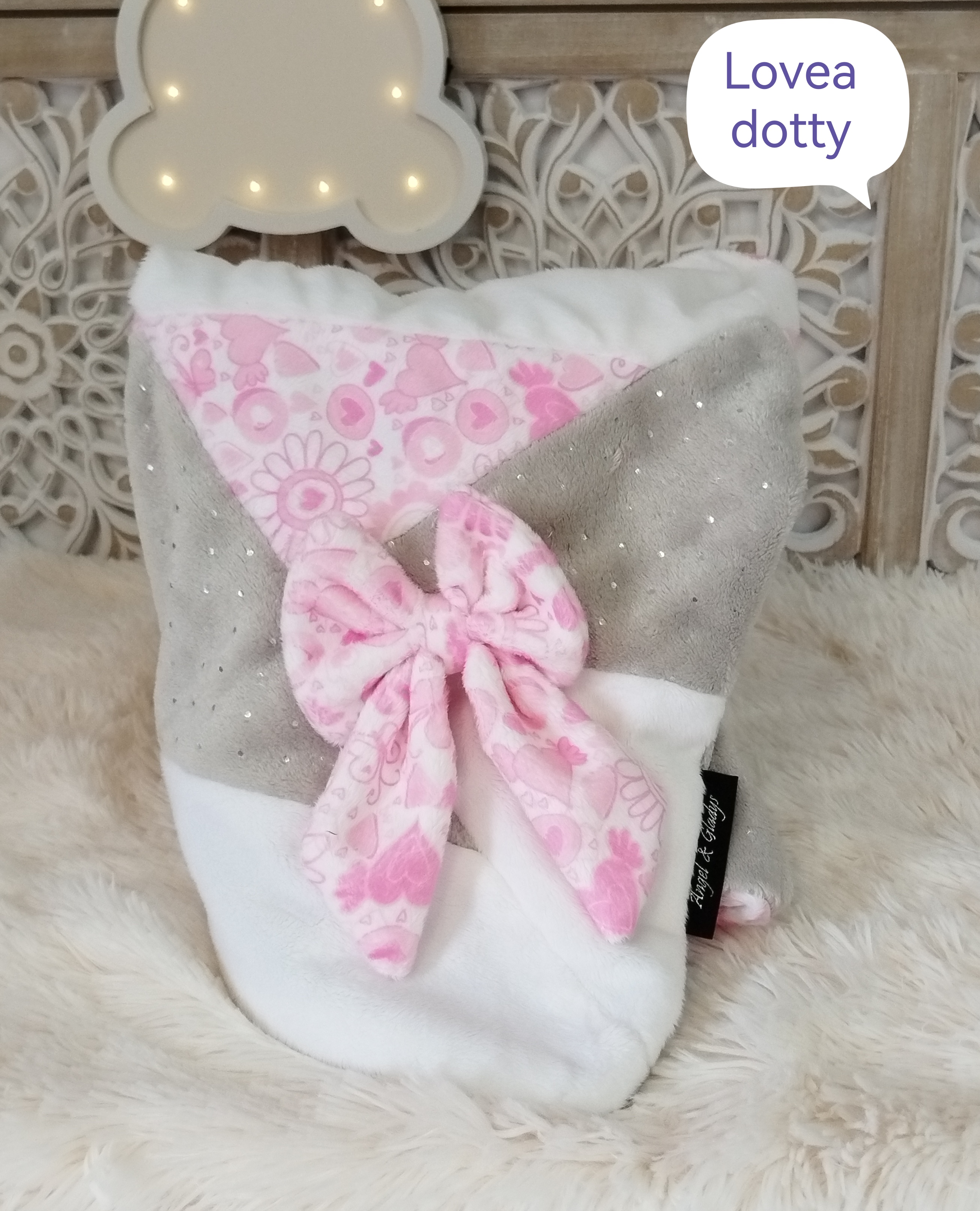 Couverture Patchwork Lovea Dotty T2