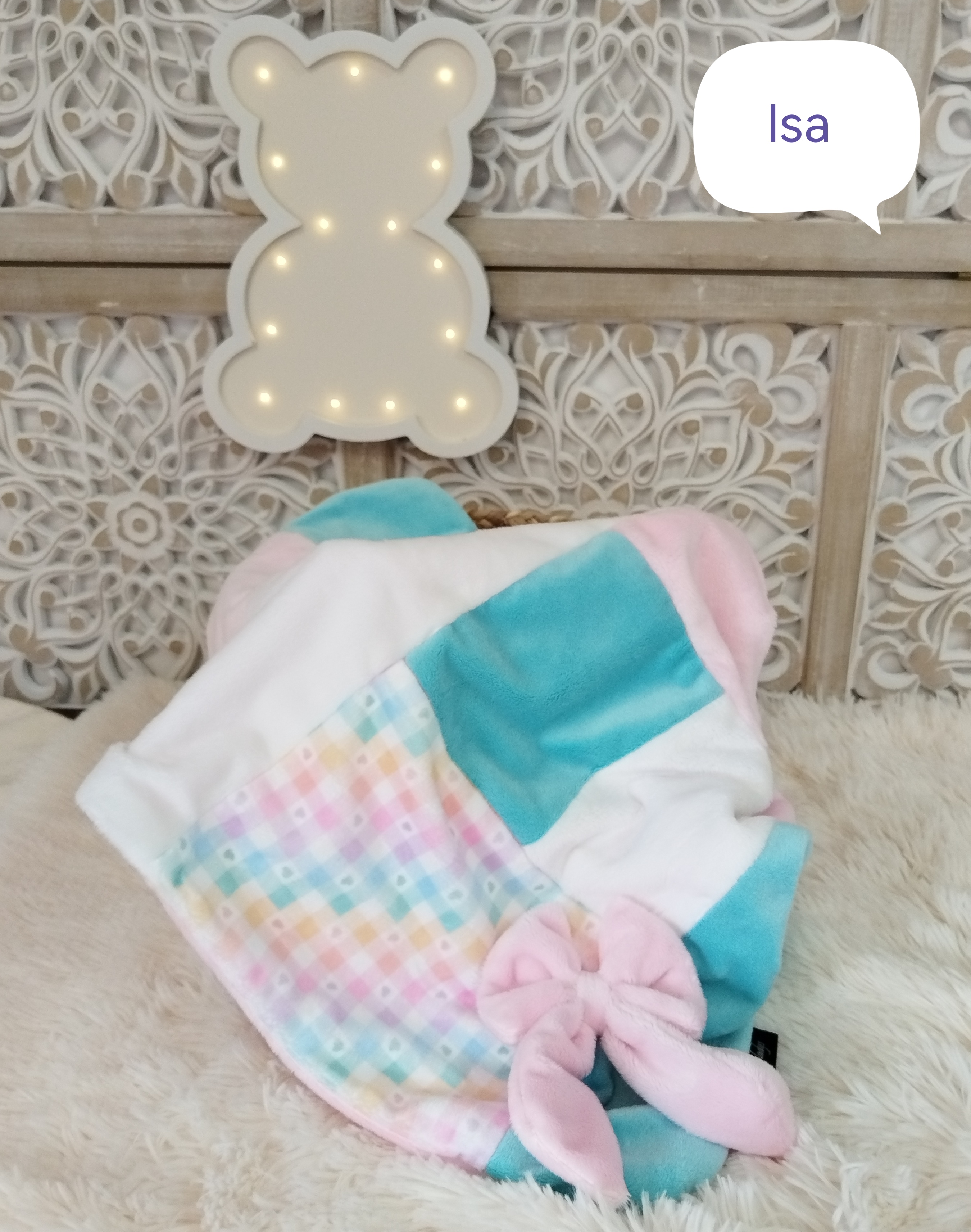Couverture Patchwork Isa T1