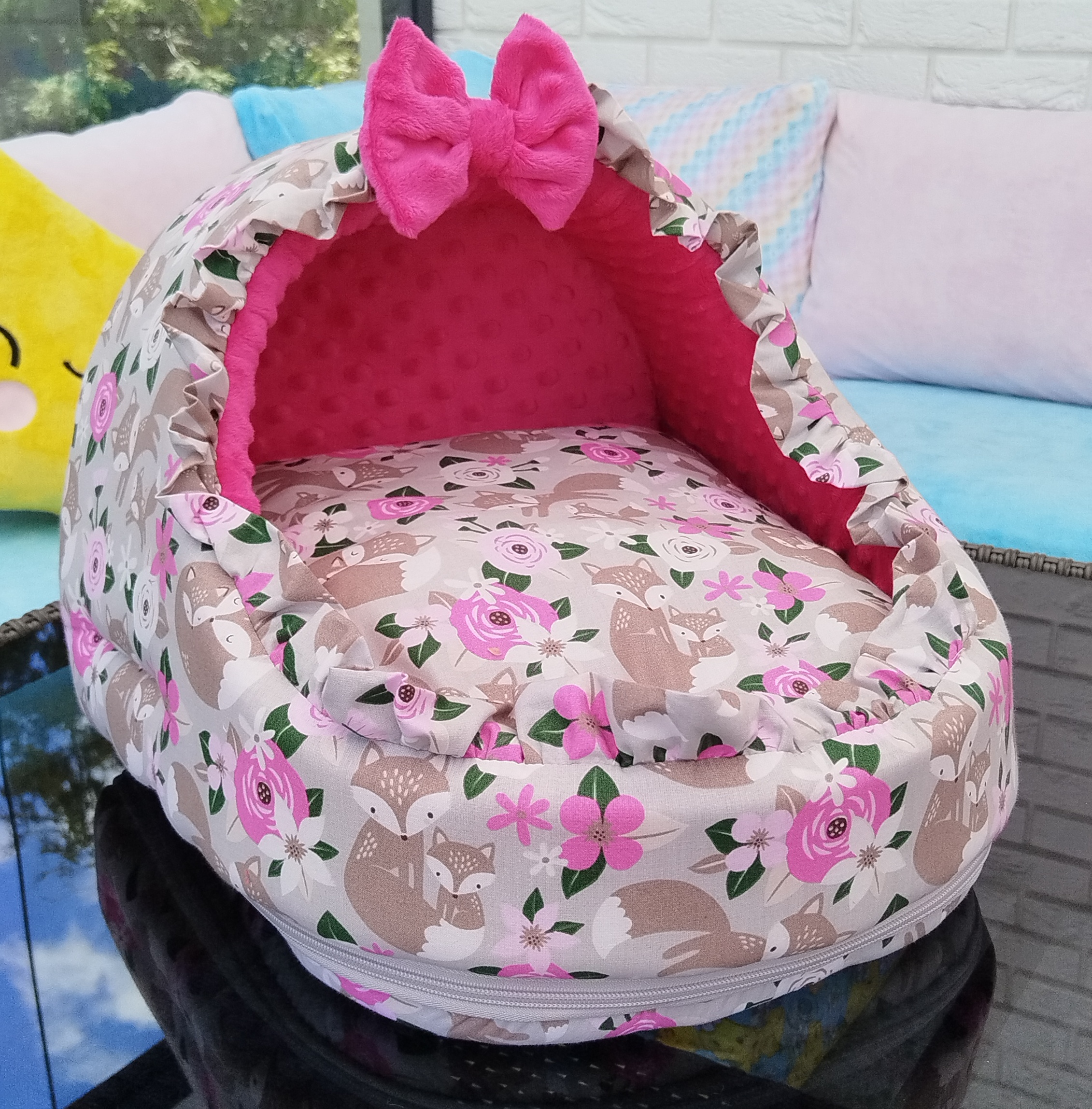Softy Mini Renard Fuchsia