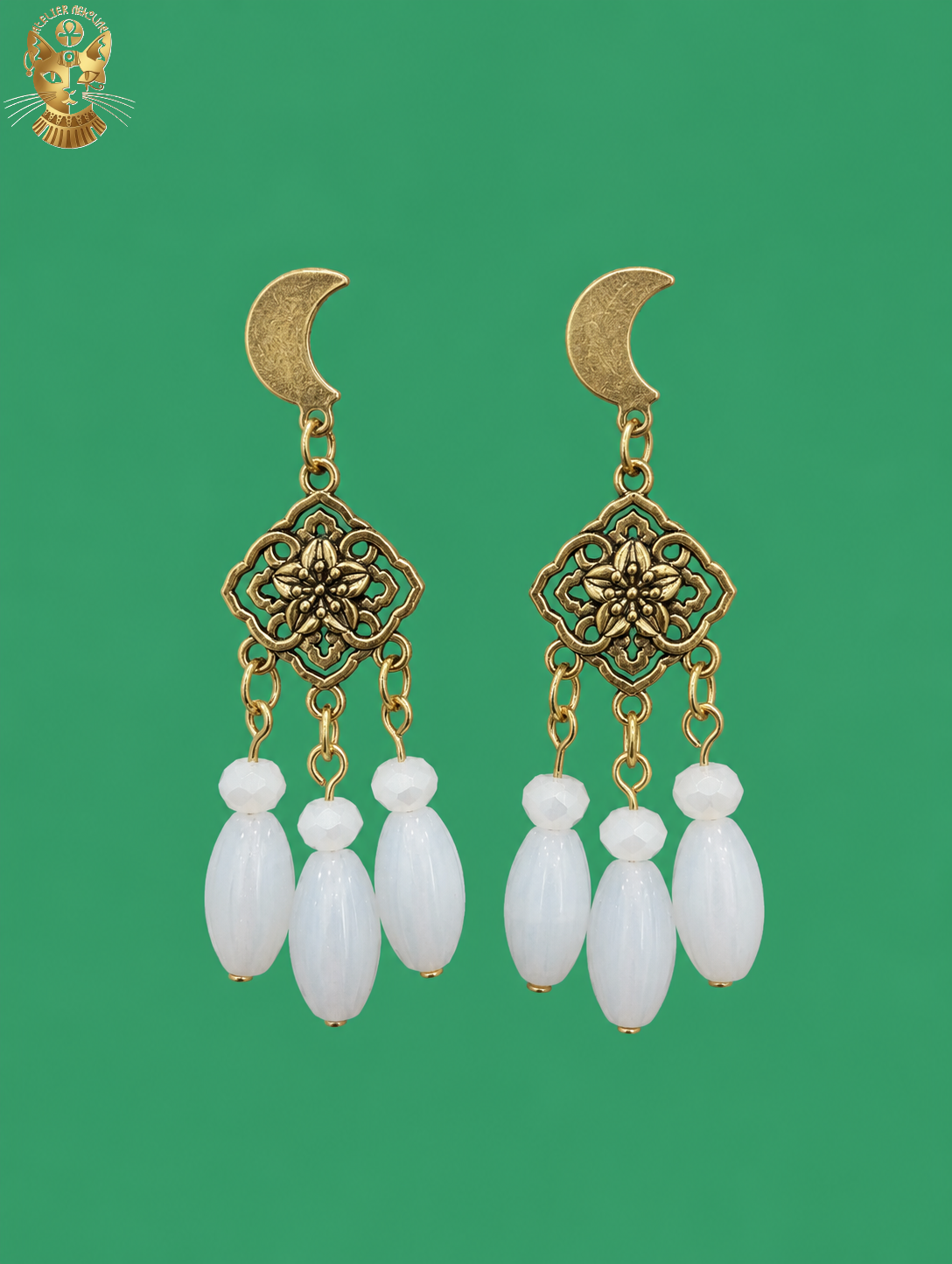Boucles d'oreilles Séléné