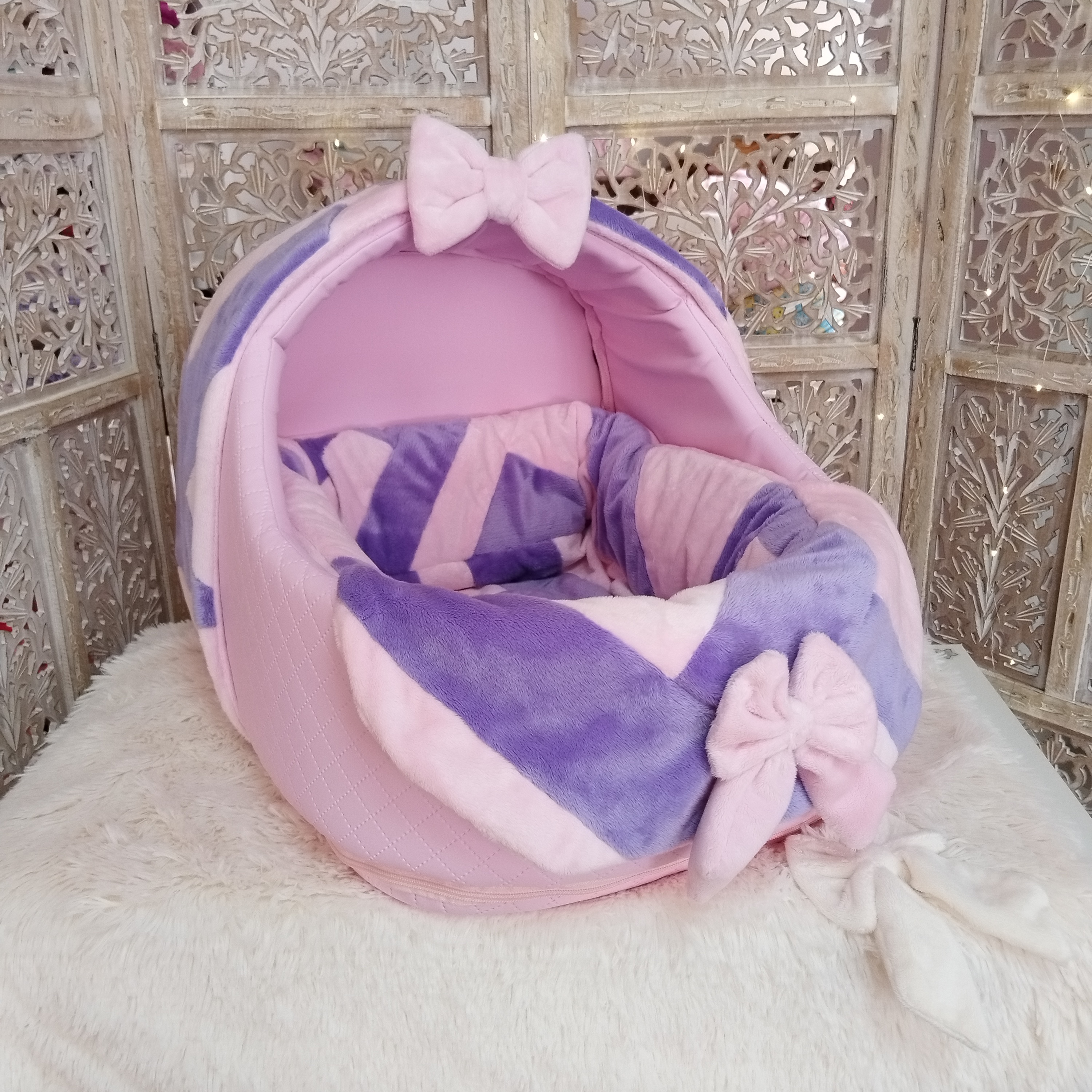 Accessoires Softygloo Patchwork Lavande Rose 