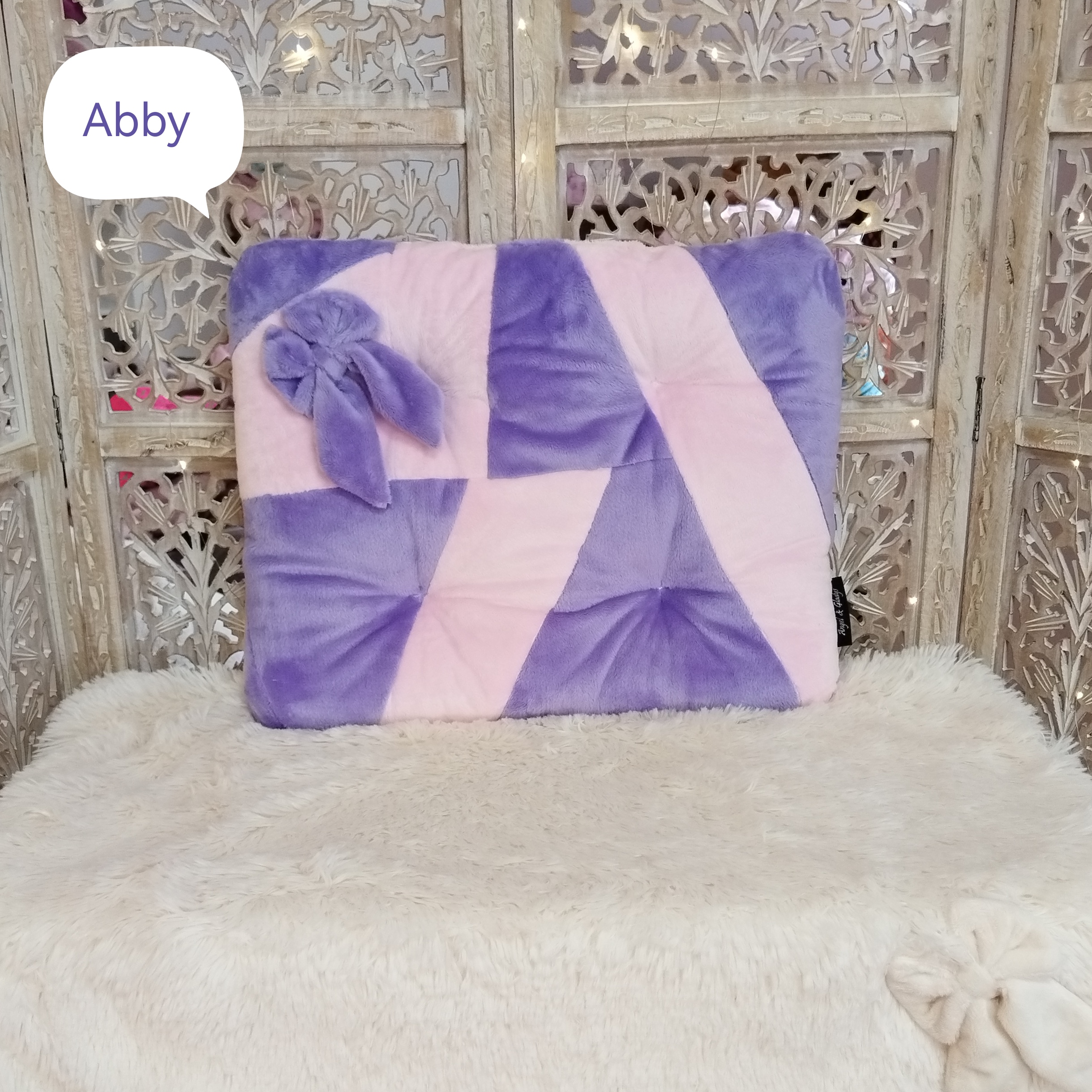 Bb Edredon Patchwork Lavande Rose - Abby