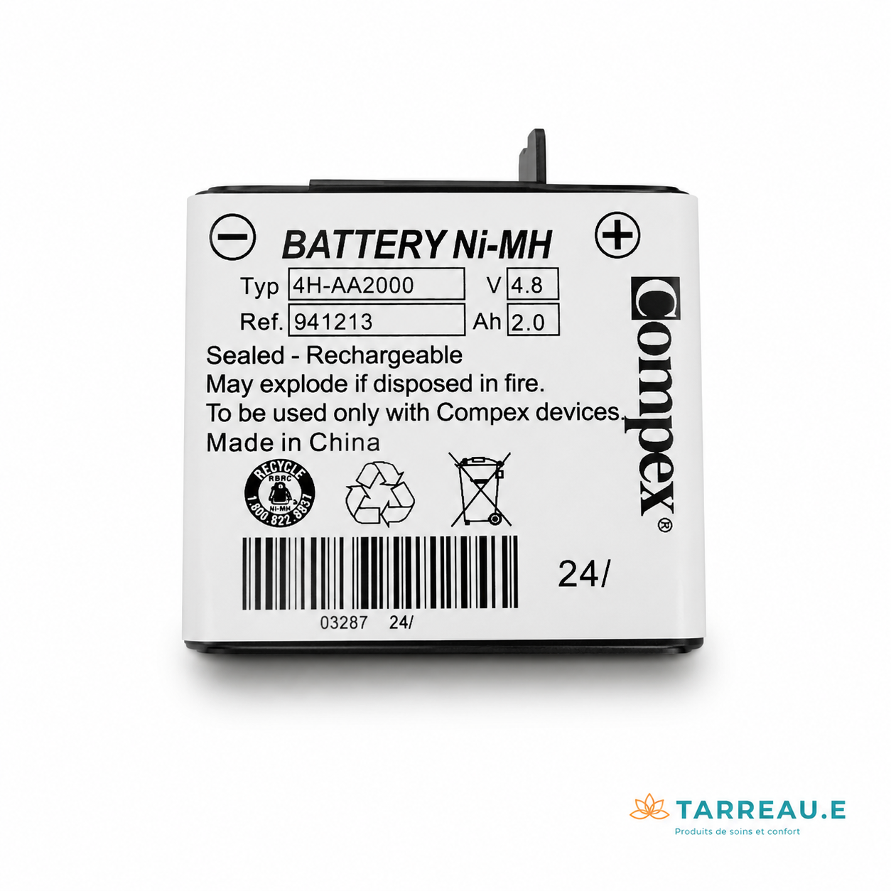 Batterie Compex Pro Réf 941213