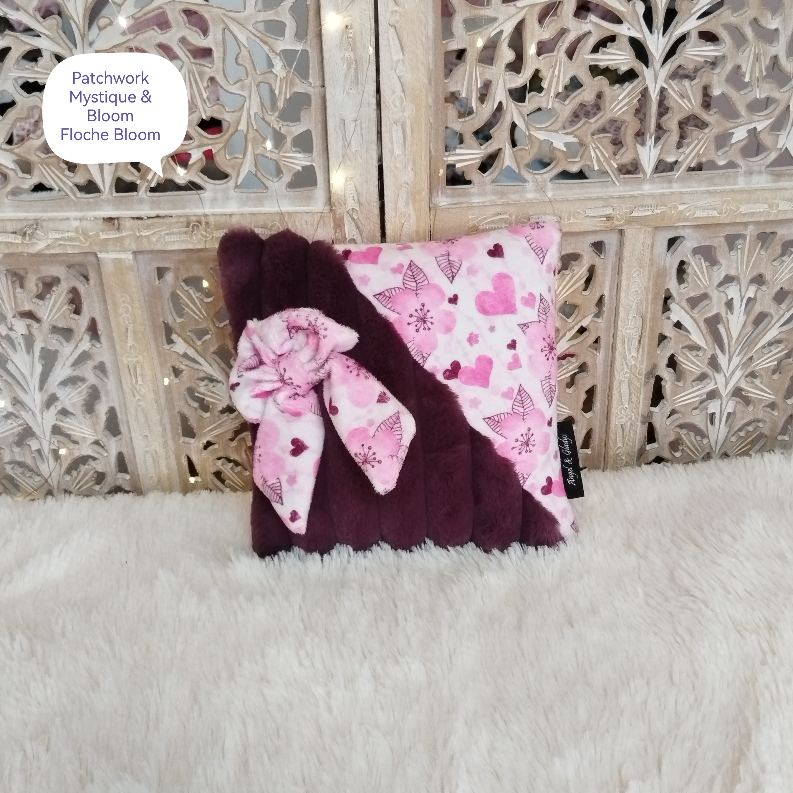 Coussin Patchwork Mystique Bloom Floche Bloom