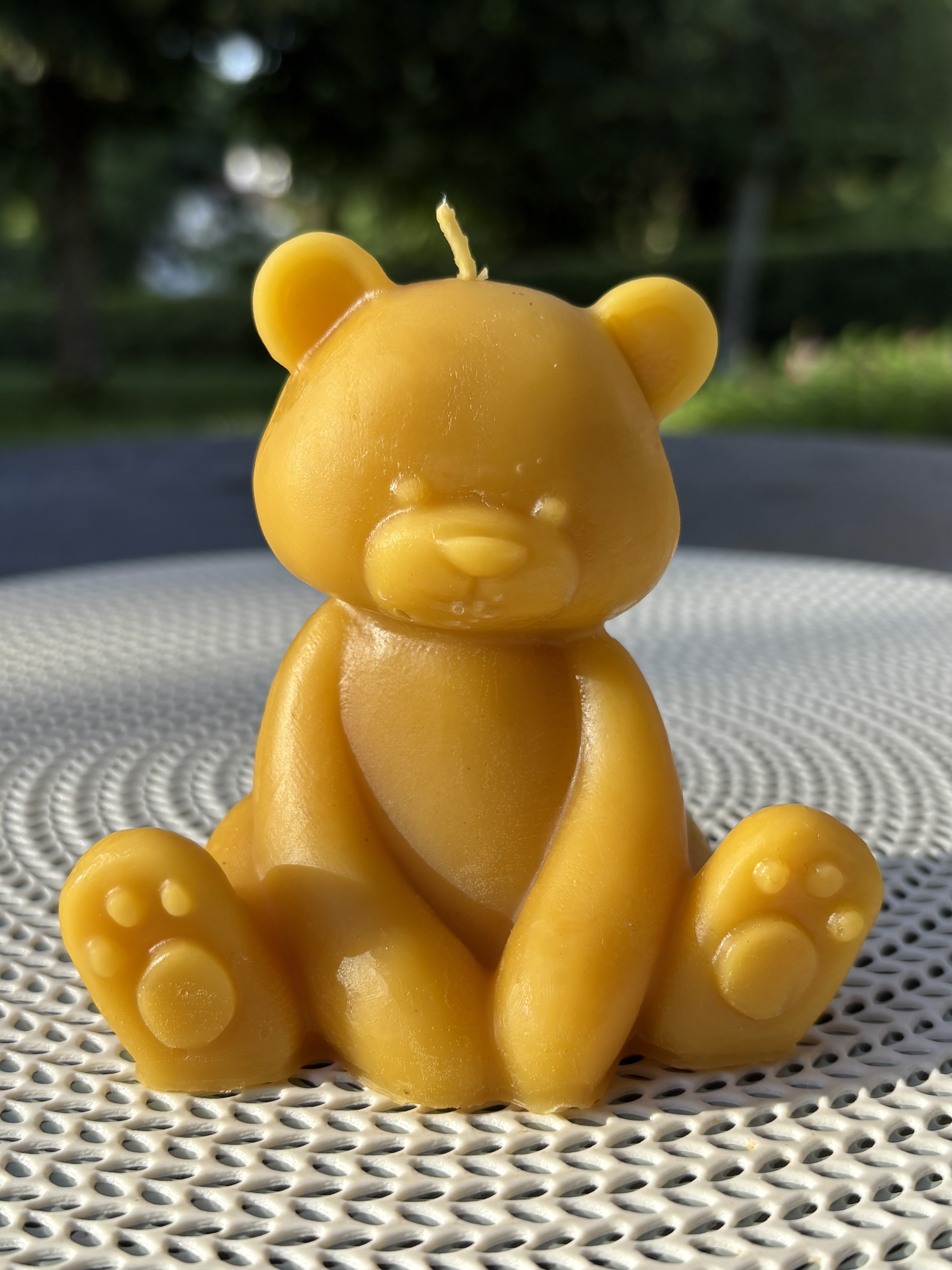 nounours en cire d'abeilles