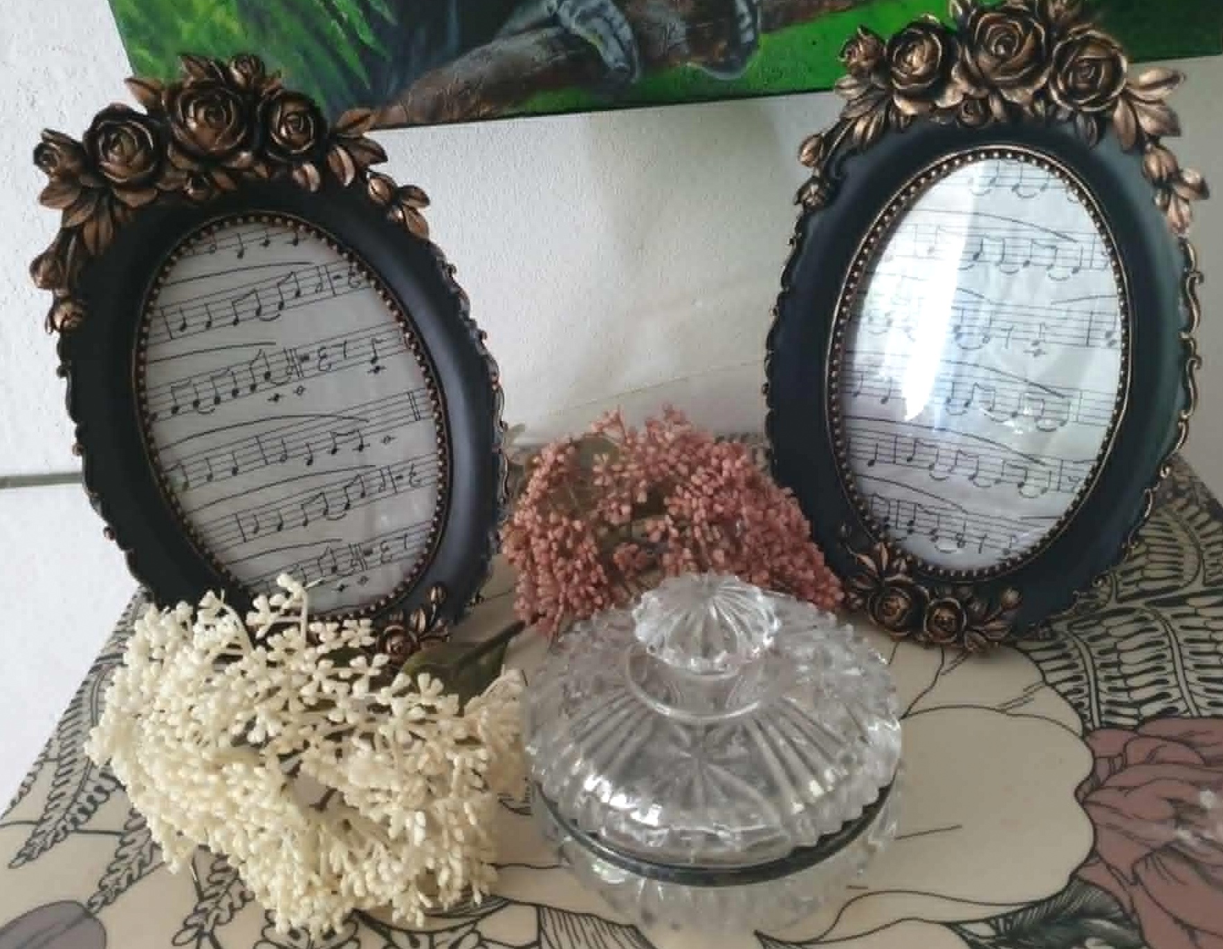 Cadre photo baroque chic