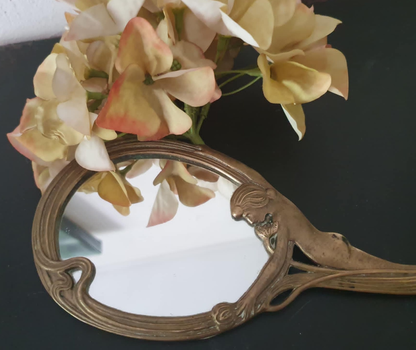 Miroir à main Art Nouveau