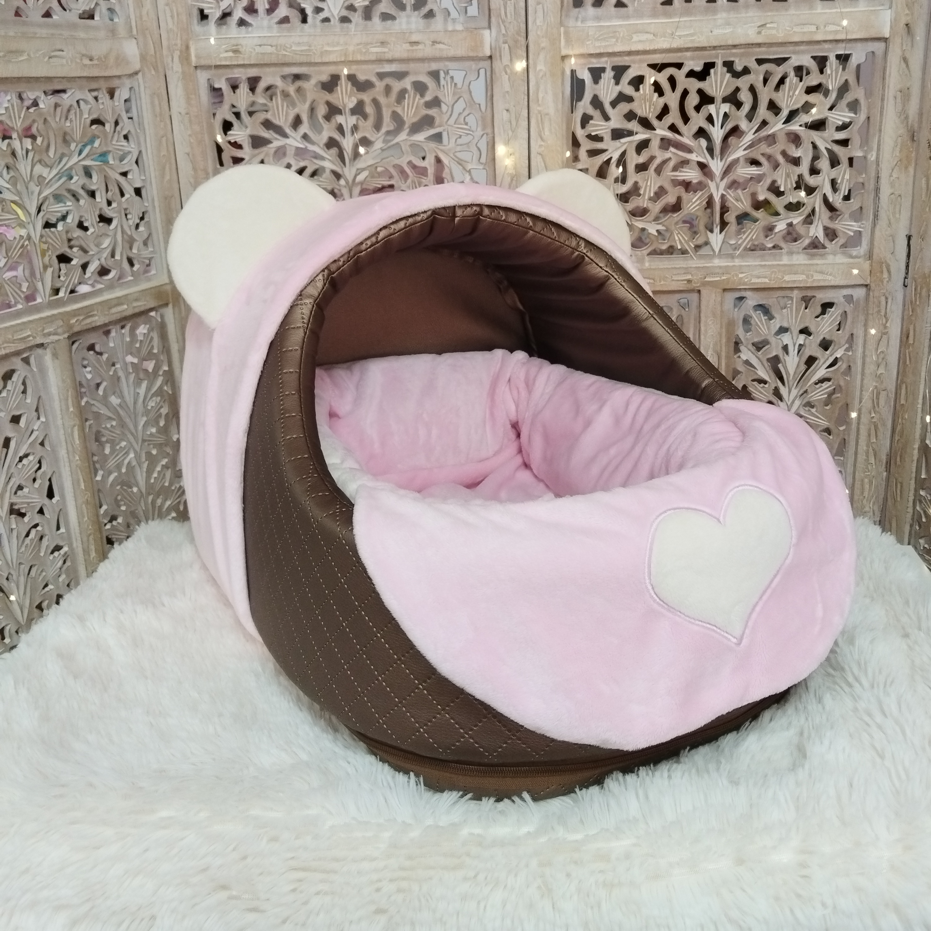 Le Softygloo Rose et ses accessoires Rose Vanille