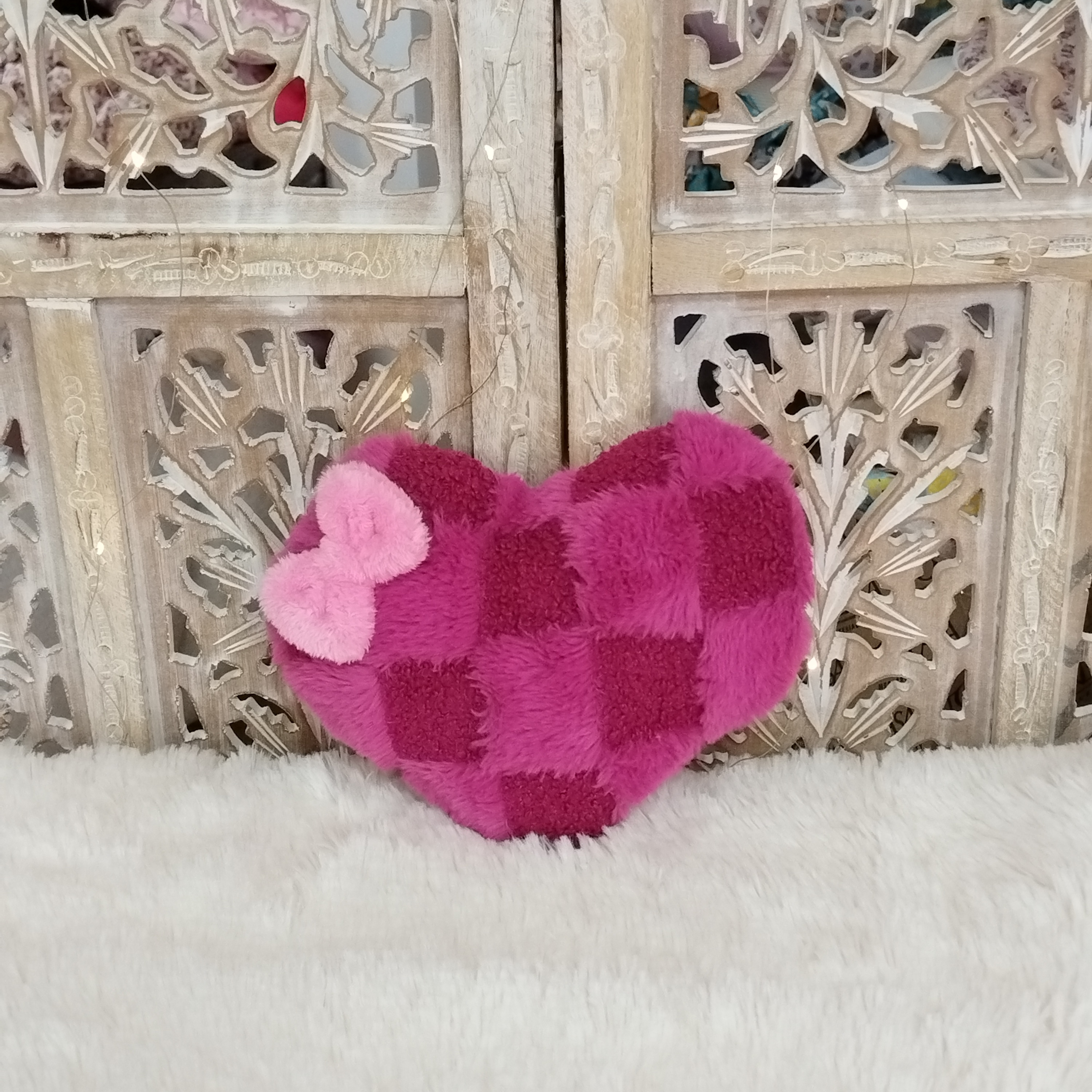 Coussin Coeur Berry Bliss