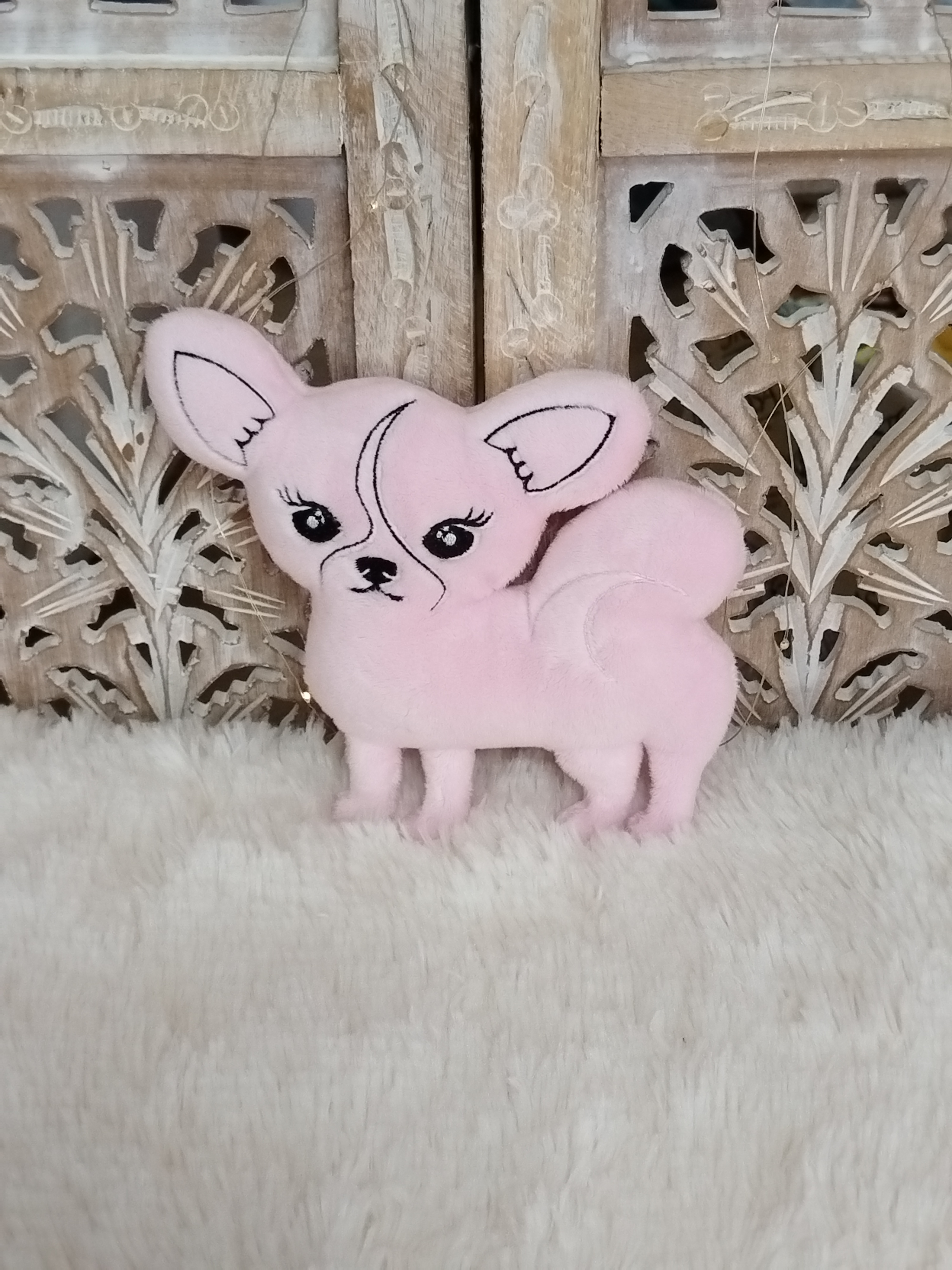 Jouet Chihuahua - Rose