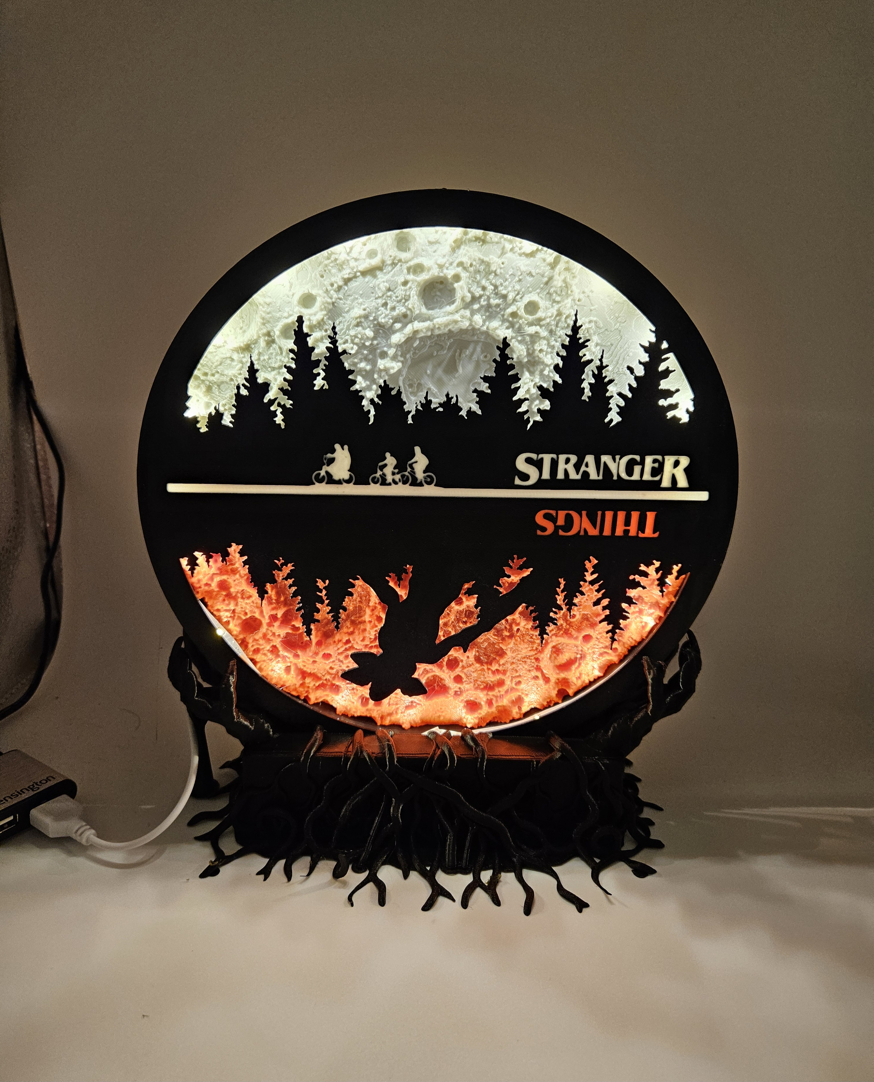Lampe a led lumineuse stranger things 