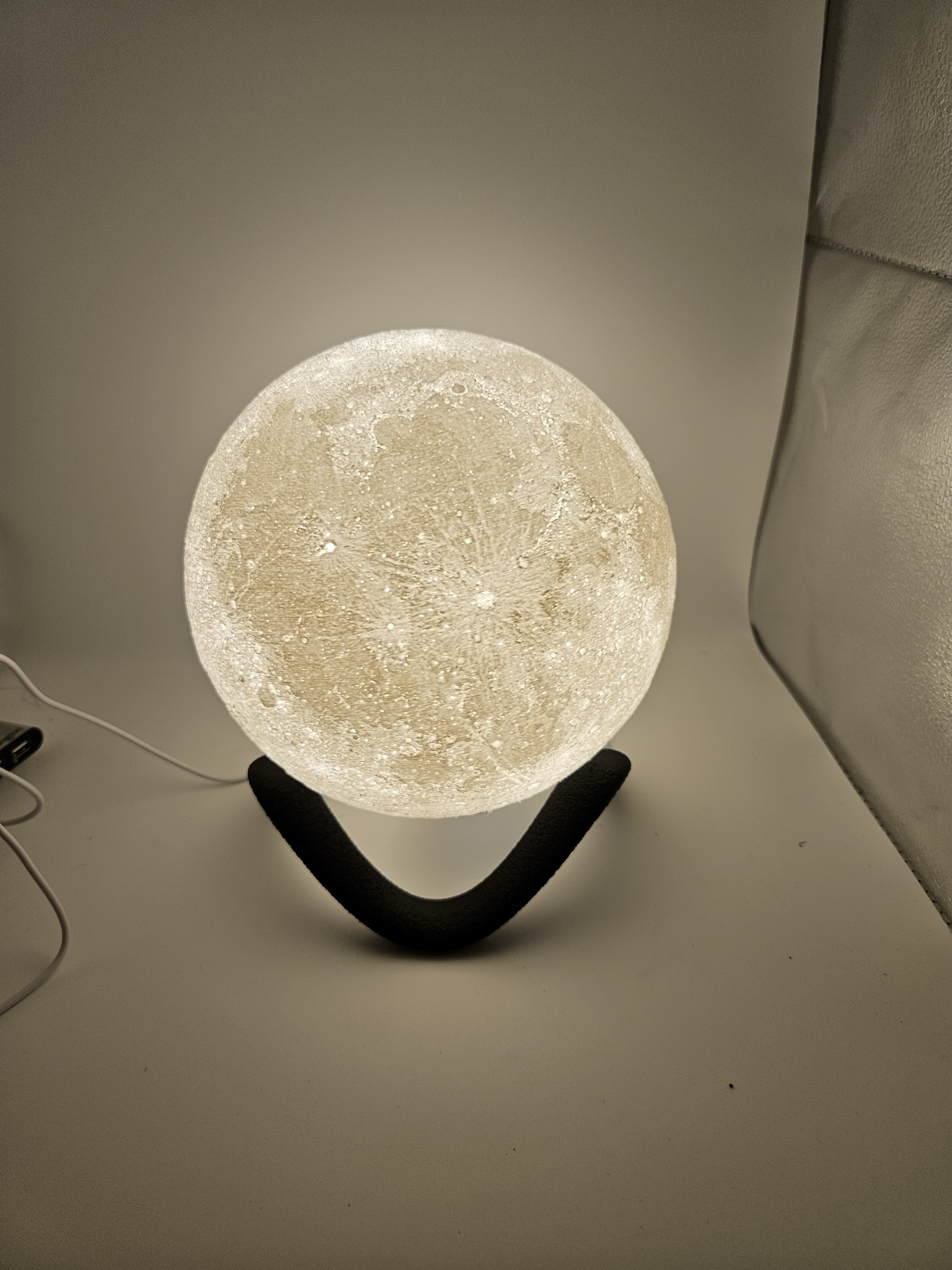 Lampe moderne lumineuse lune