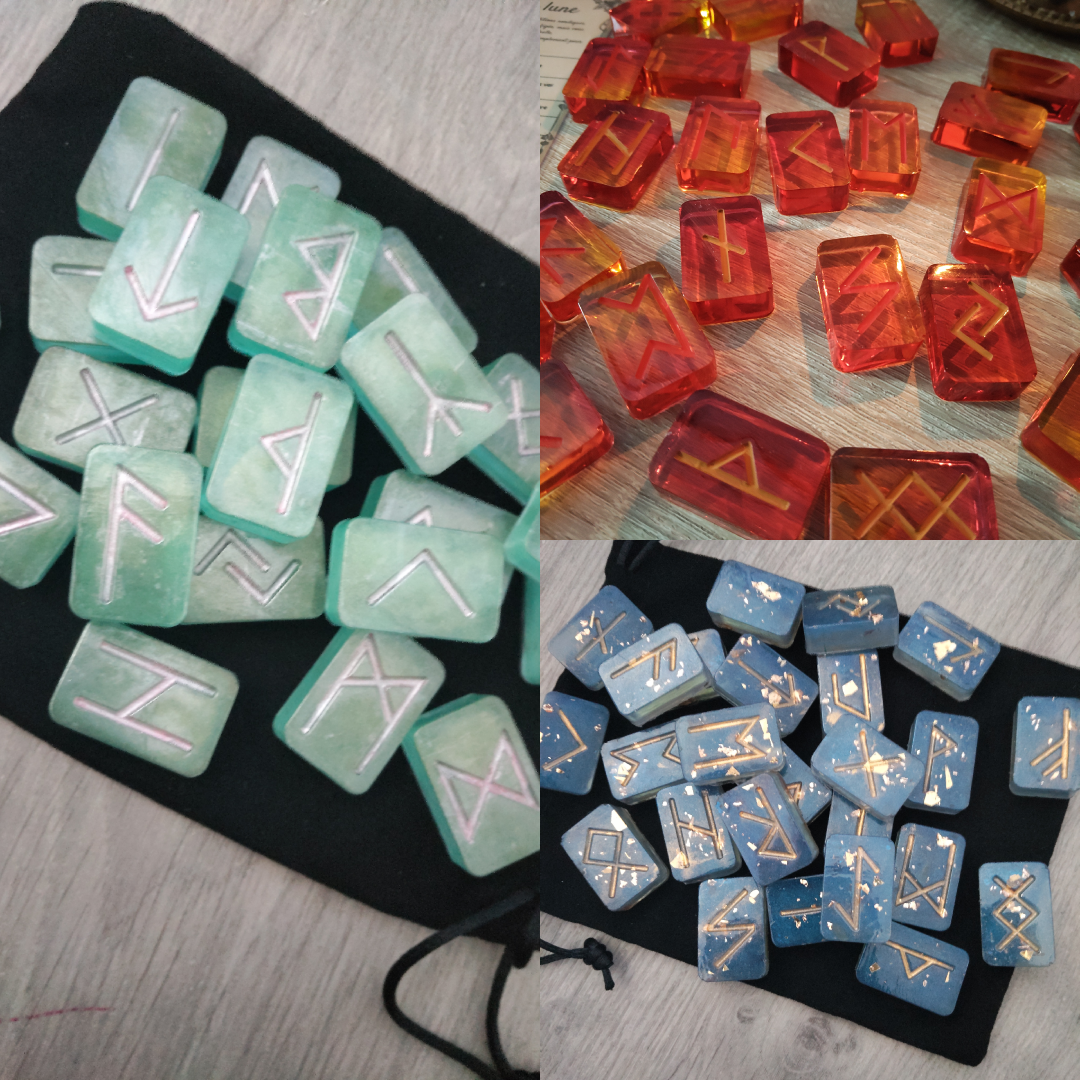 Rune ambre & flammes