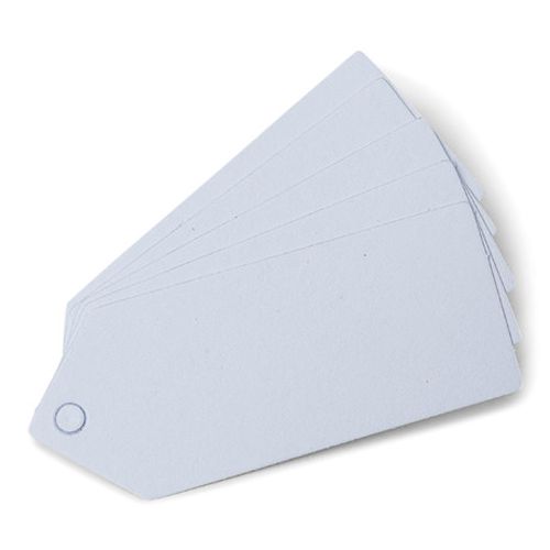 24 étiquettes 5/2cm BLANC