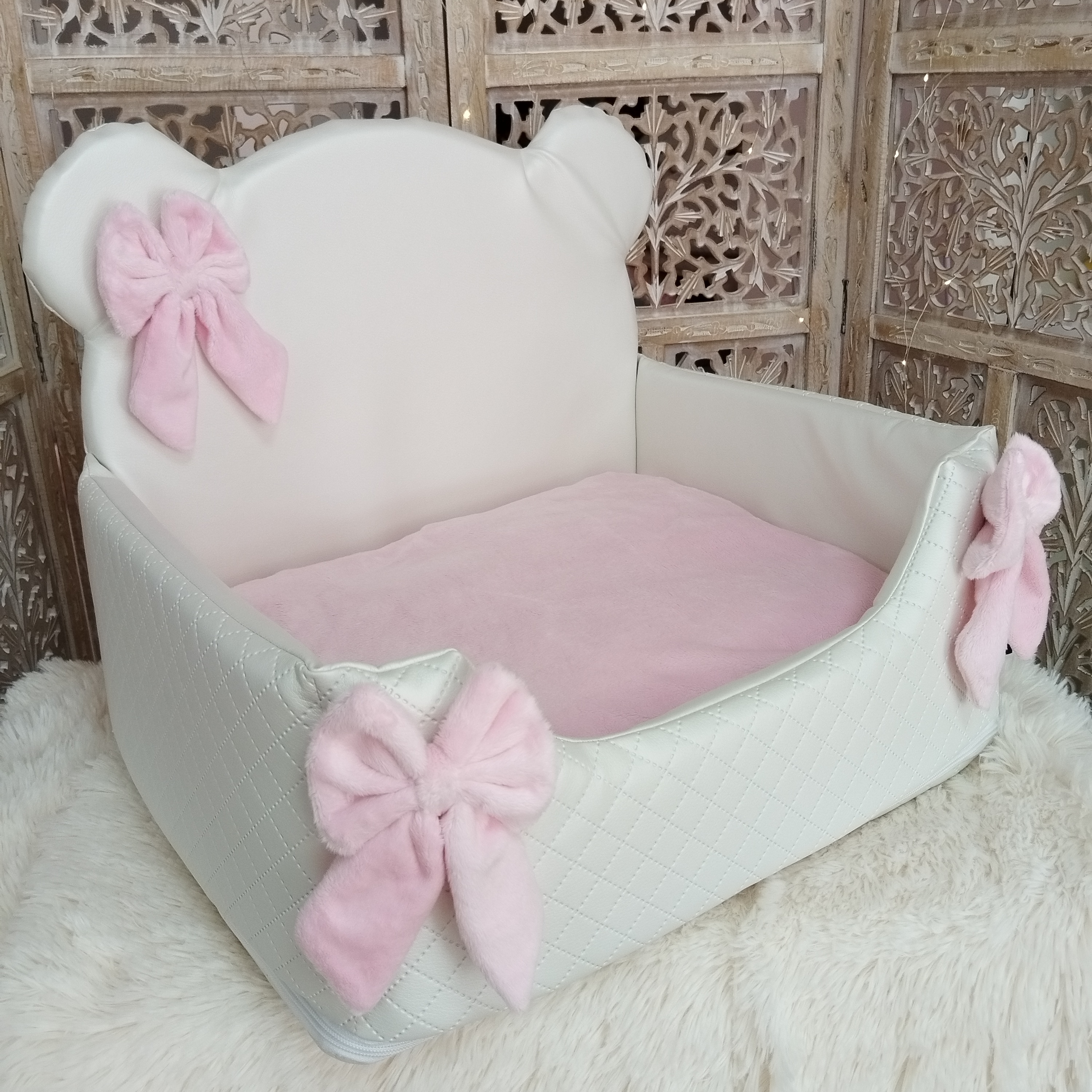 Cute Teddy Blanc & Rose