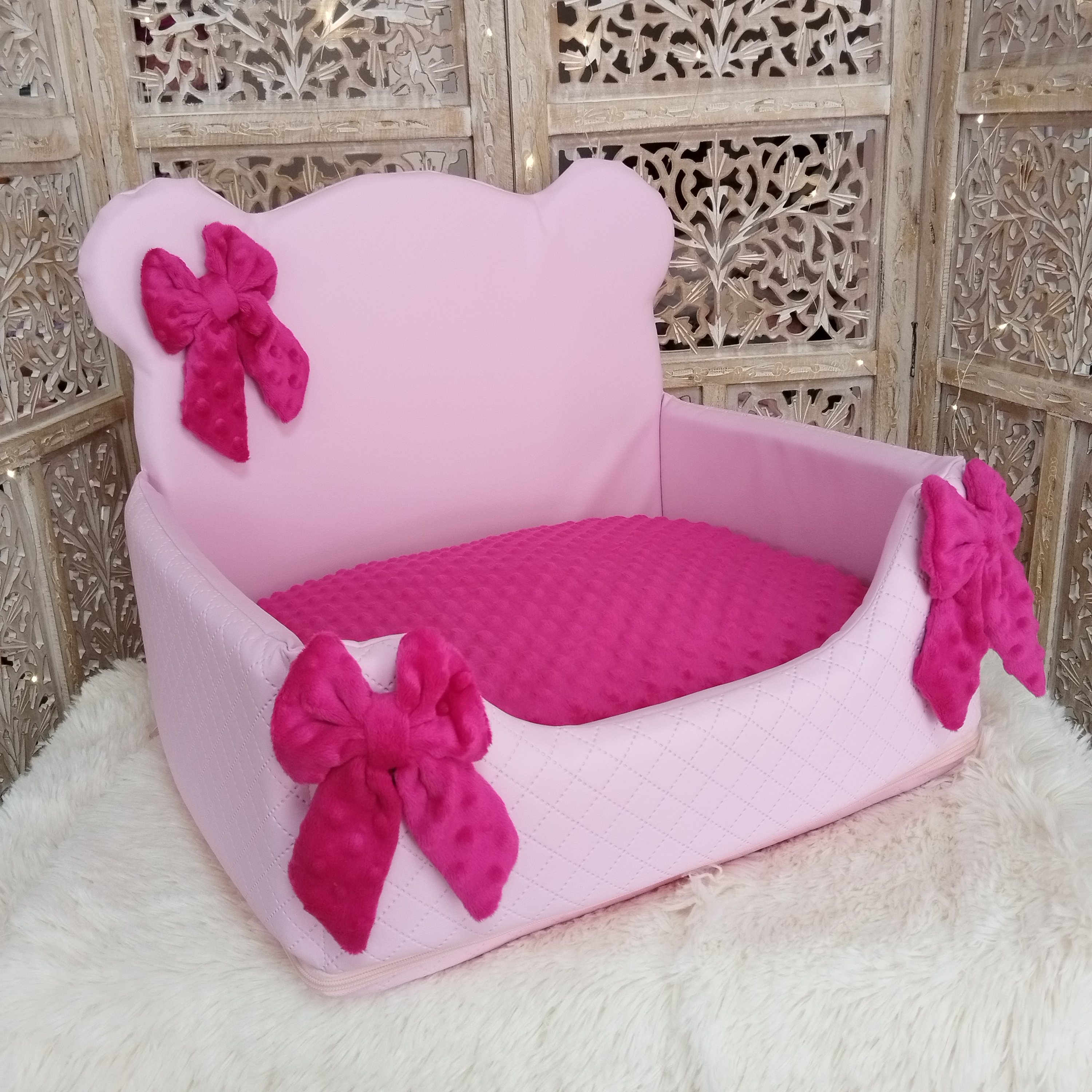 Cute Teddy Rose & Fuchsia
