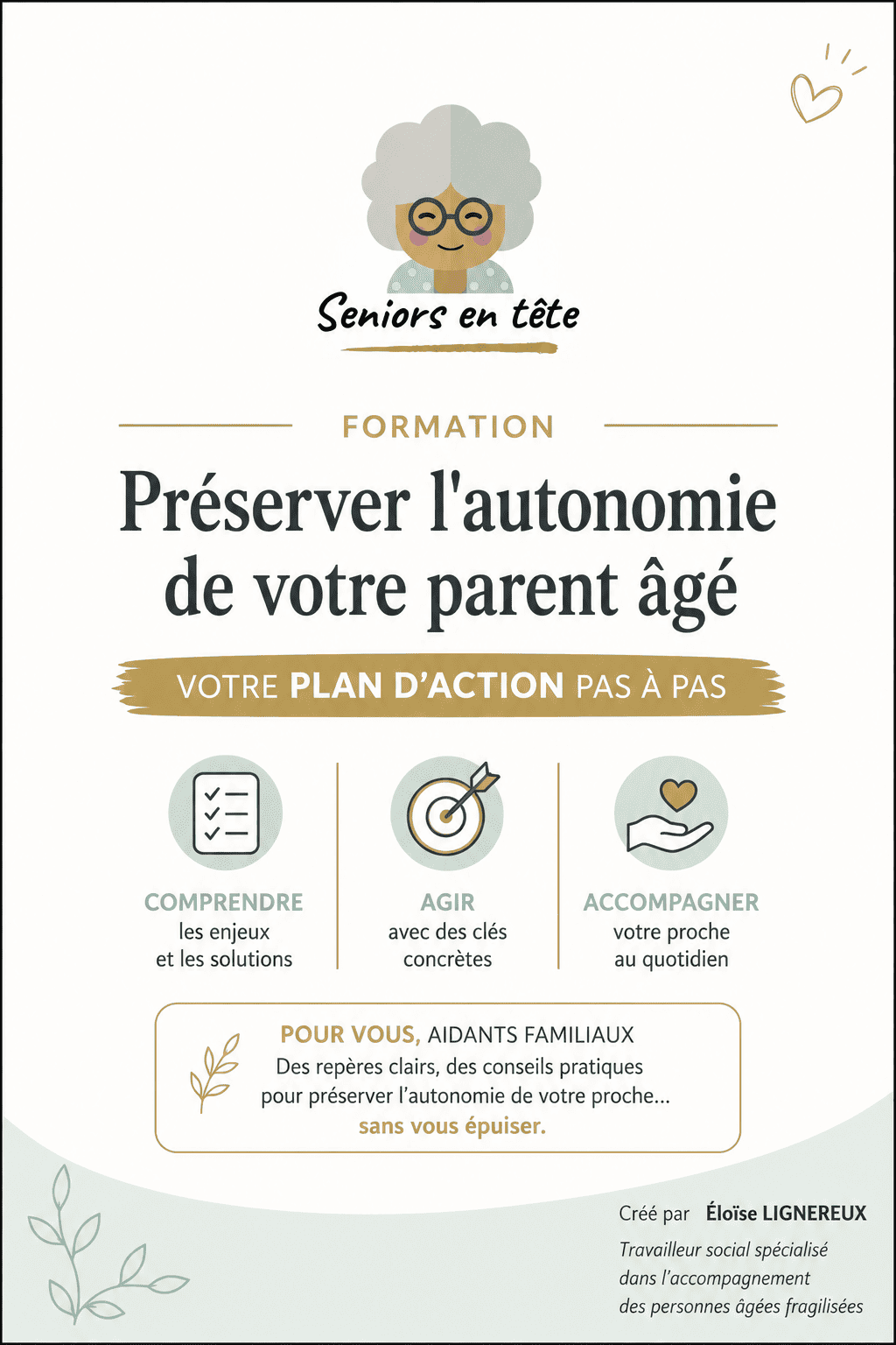 Formation : Préserver l'autonomie de votre parent âgé